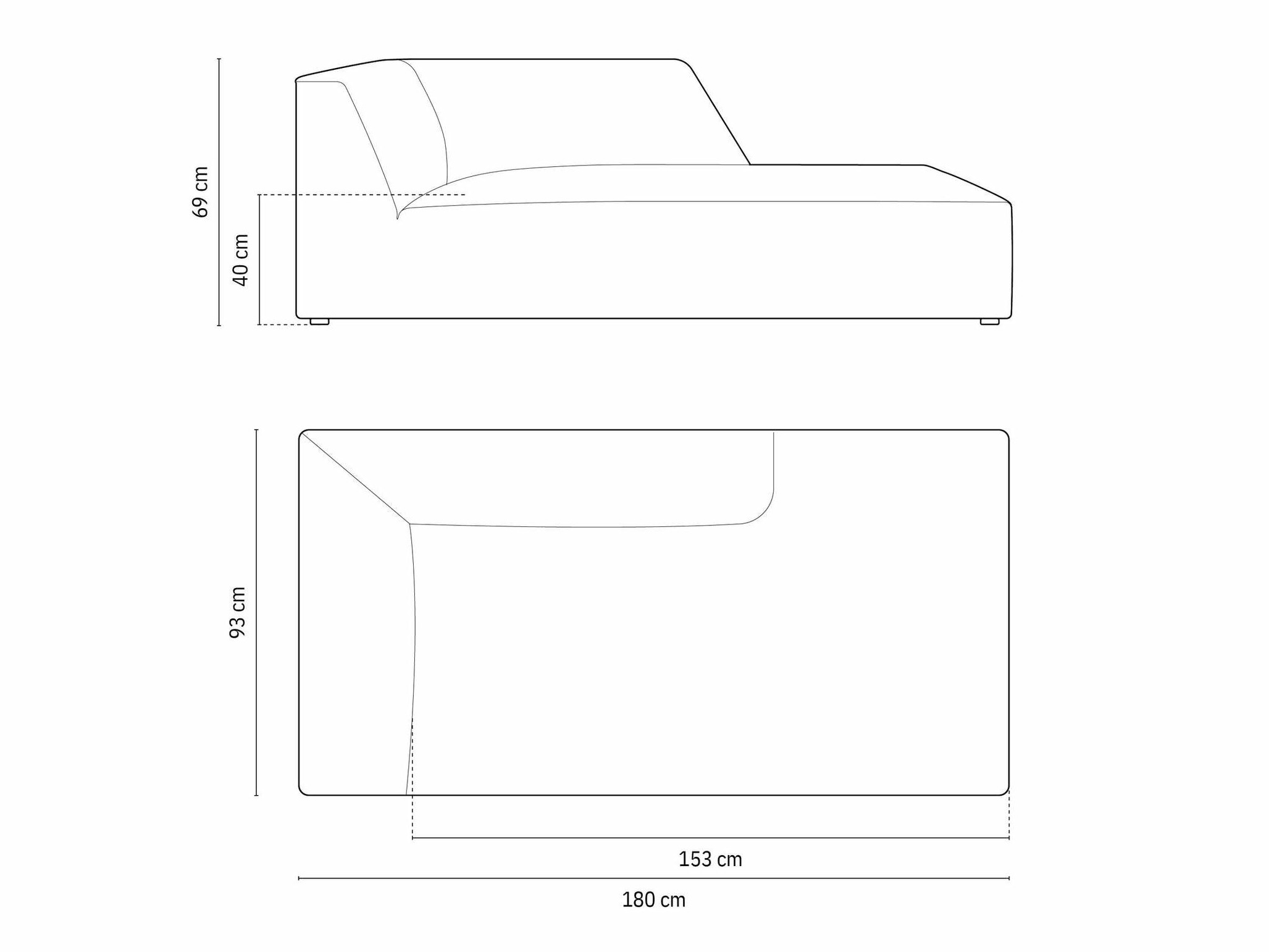Chaiselongue Vermaru 106 (Ottawa 2)