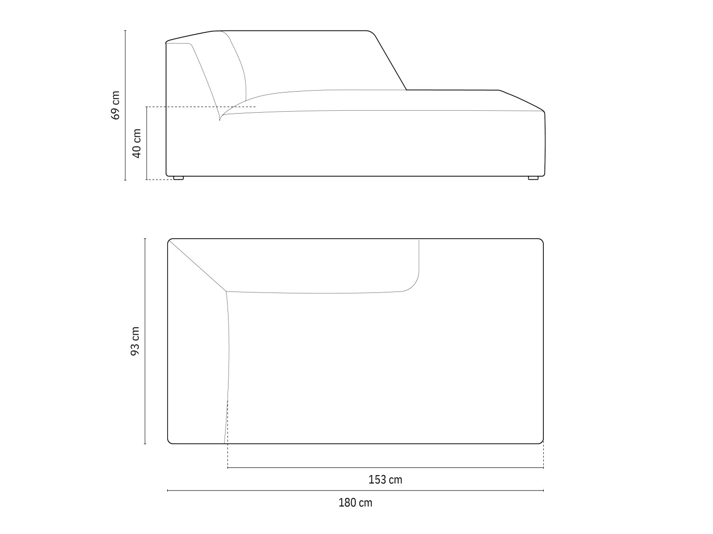 Chaiselongue Vermaru 106 (Ottawa 4)