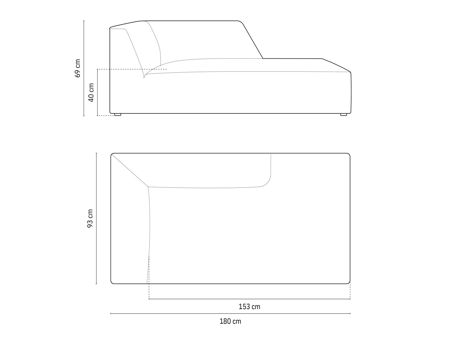 Chaiselongue Vermaru 106 (Ottawa 9)