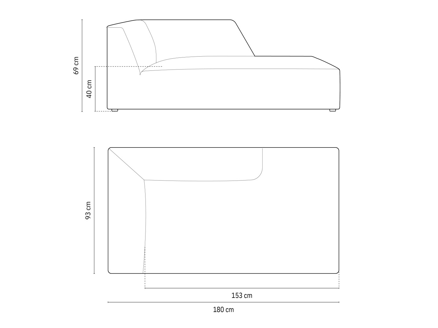 Chaiselongue Vermaru 106 (Scala Forest)