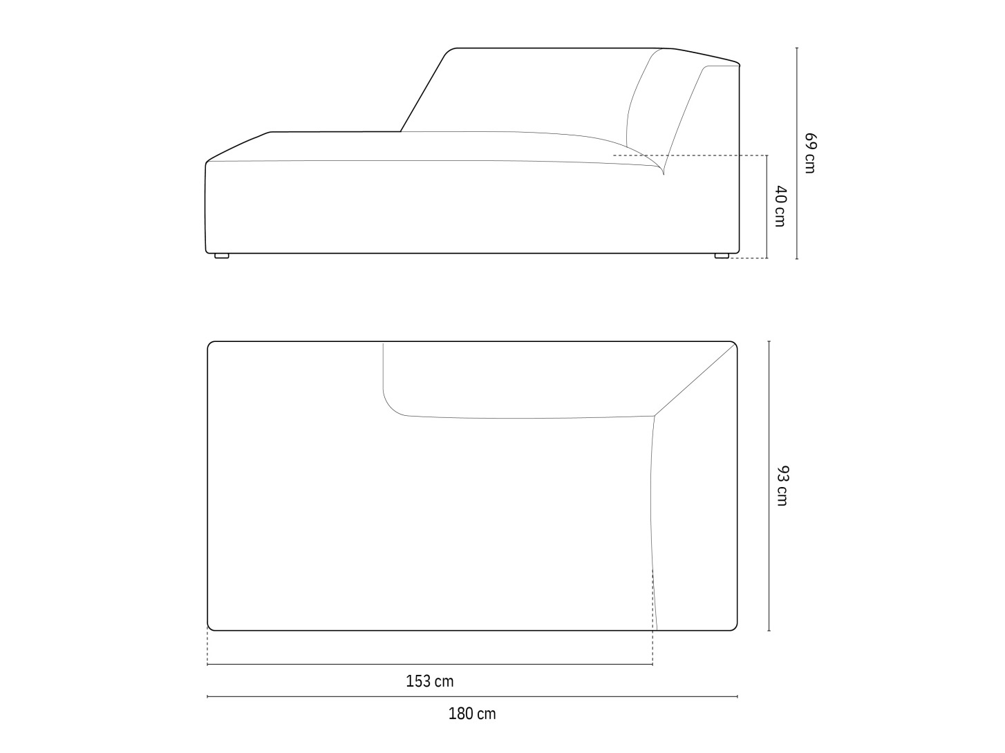 Chaiselongue Vermaru 106 (Scala Mostaza)