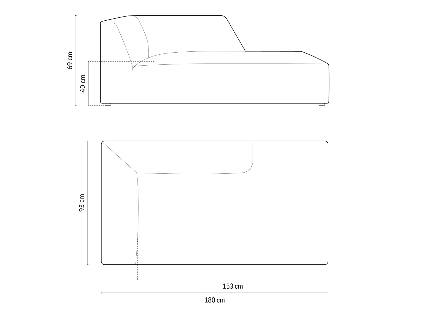 Chaiselongue Vermaru 106 (Scala Sky)