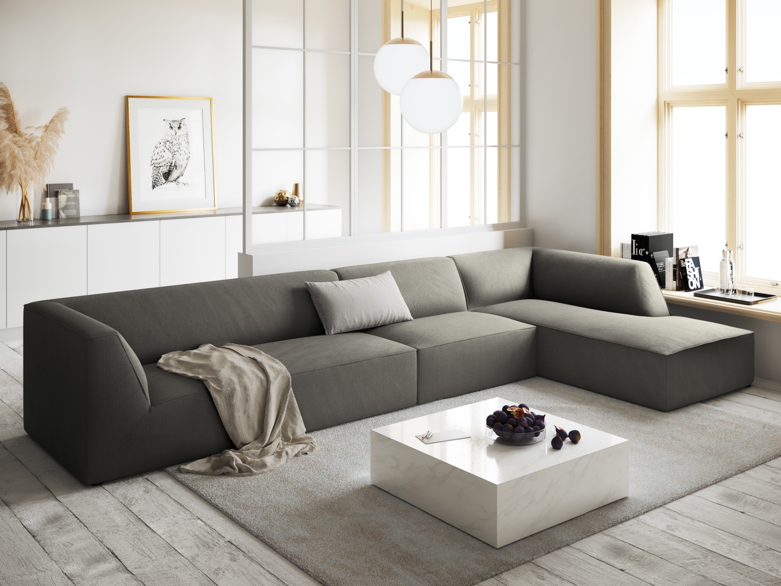 Ecksofa Vermaru 107 (Scala Asche)