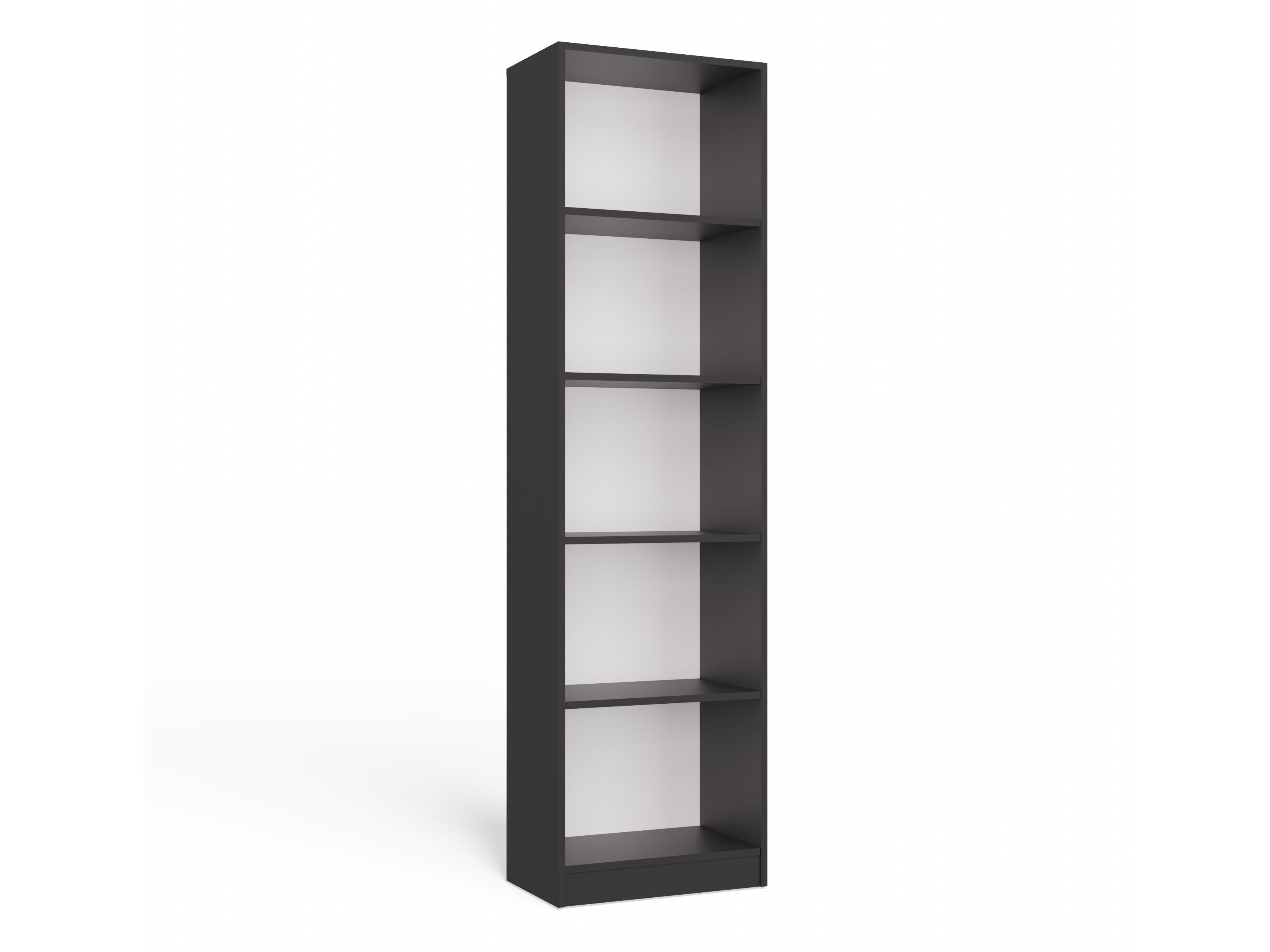 Regal Mandeville 188 (Anthrazit + Weiß)