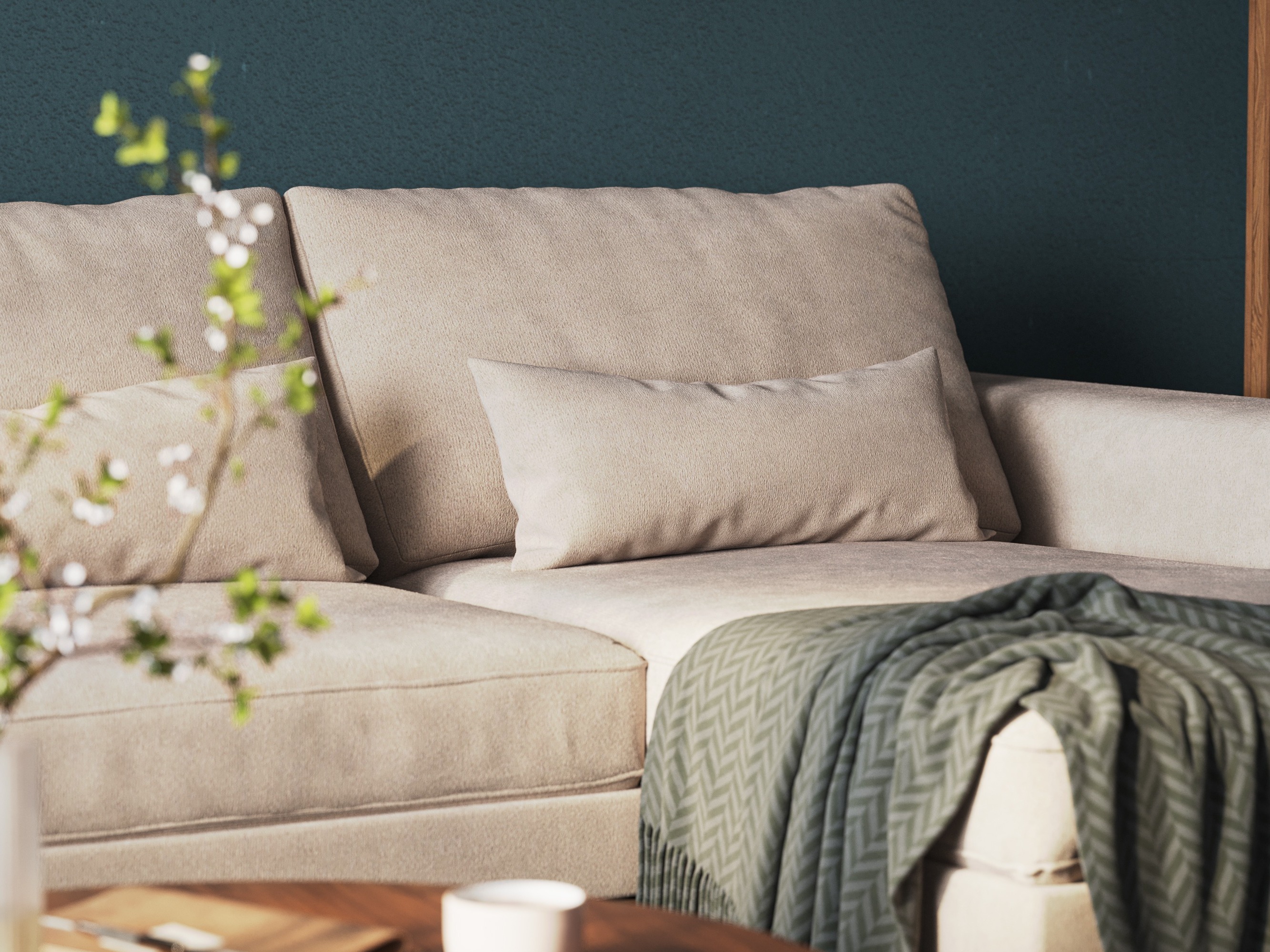 Ecksofa Floromo 101 (Fresh 01)