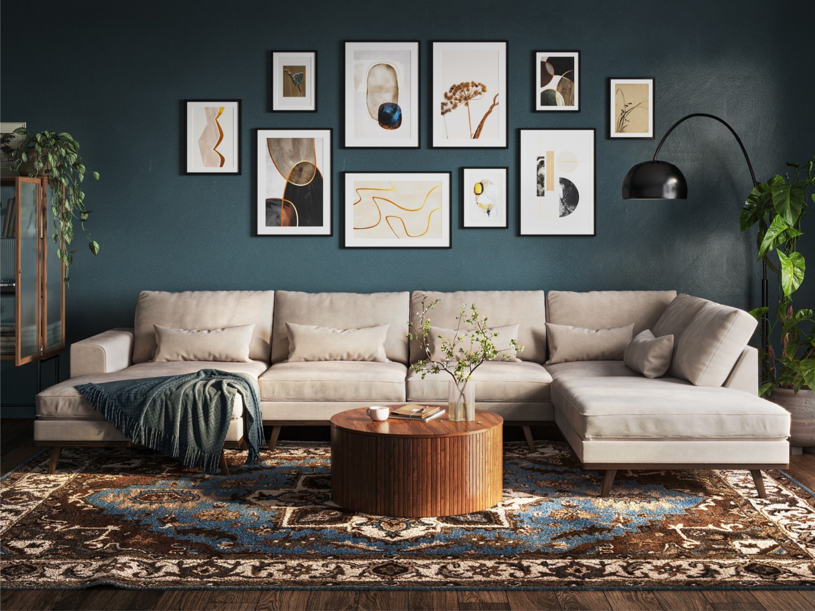 Ecksofa Floromo 101 (Fresh 01)