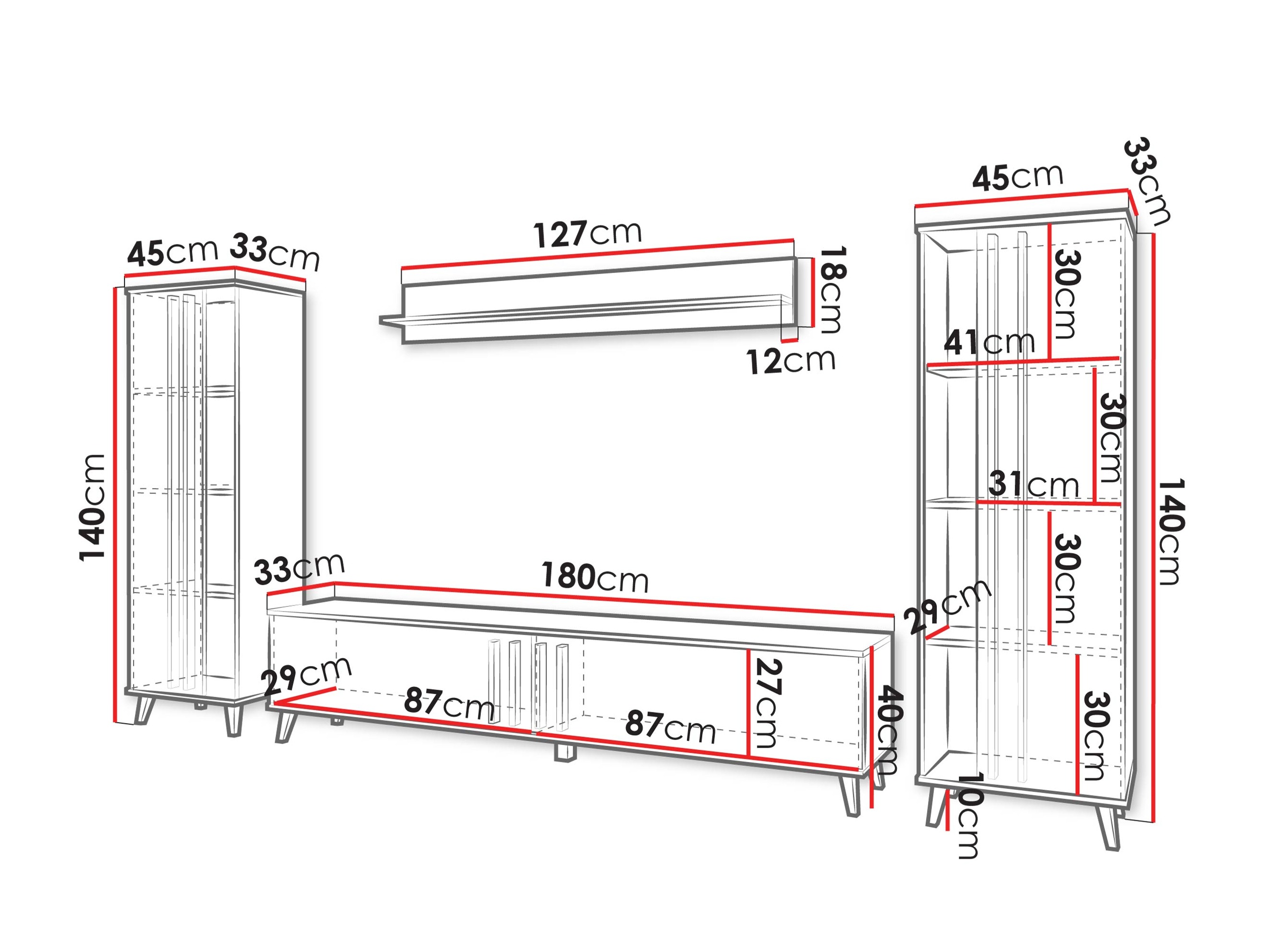 Wohnzimmer-Sets Facetor (Congo)