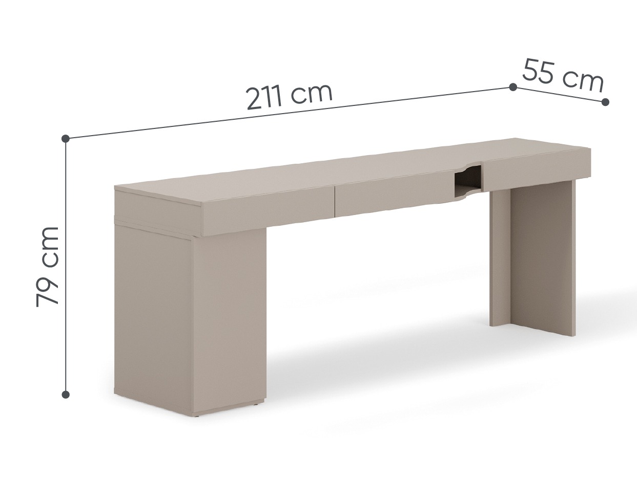 Bürotisch Evareve 110 (Links)
