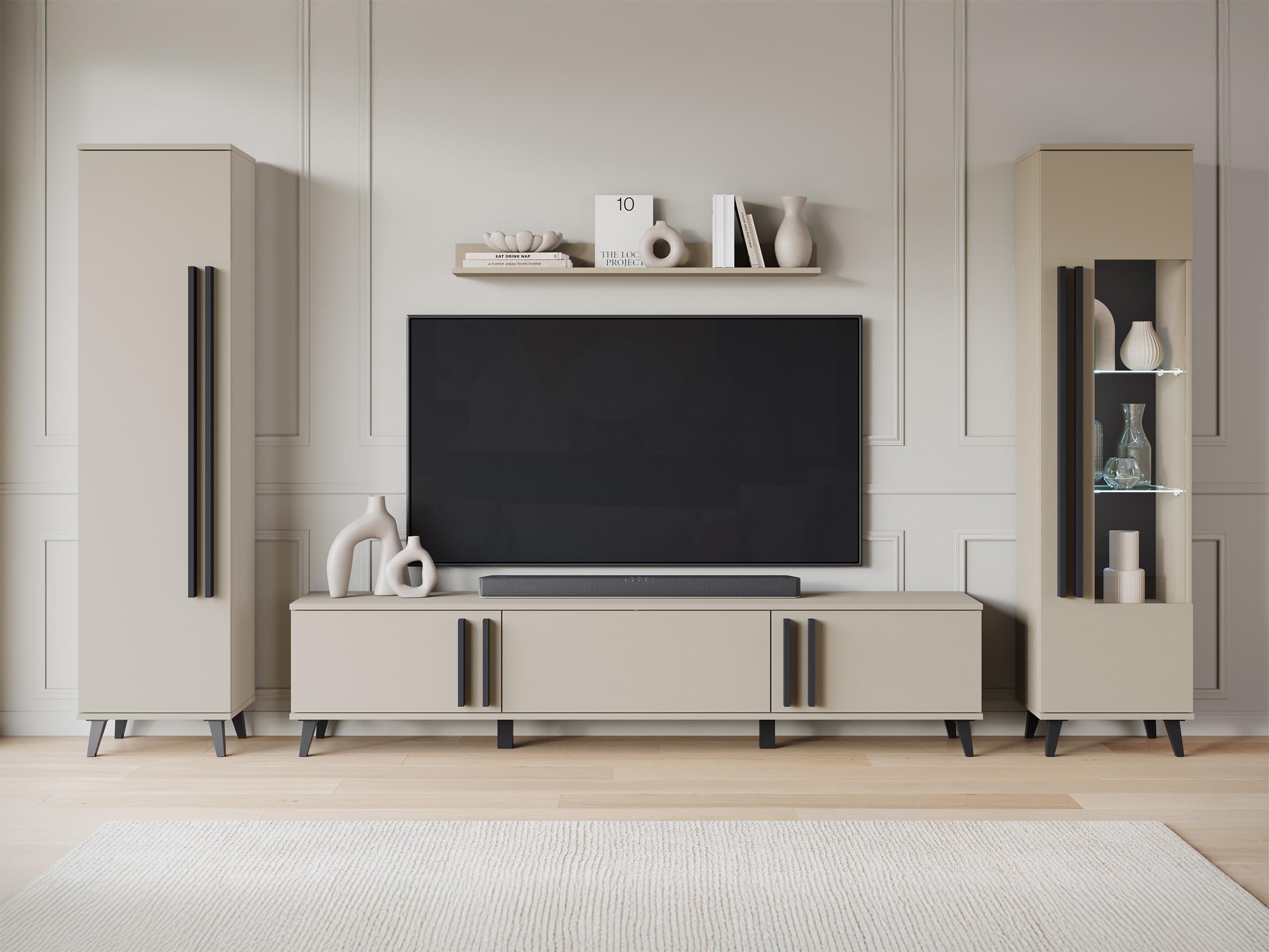 Wohnzimmer-Sets Temora 103 (Kaschmir)