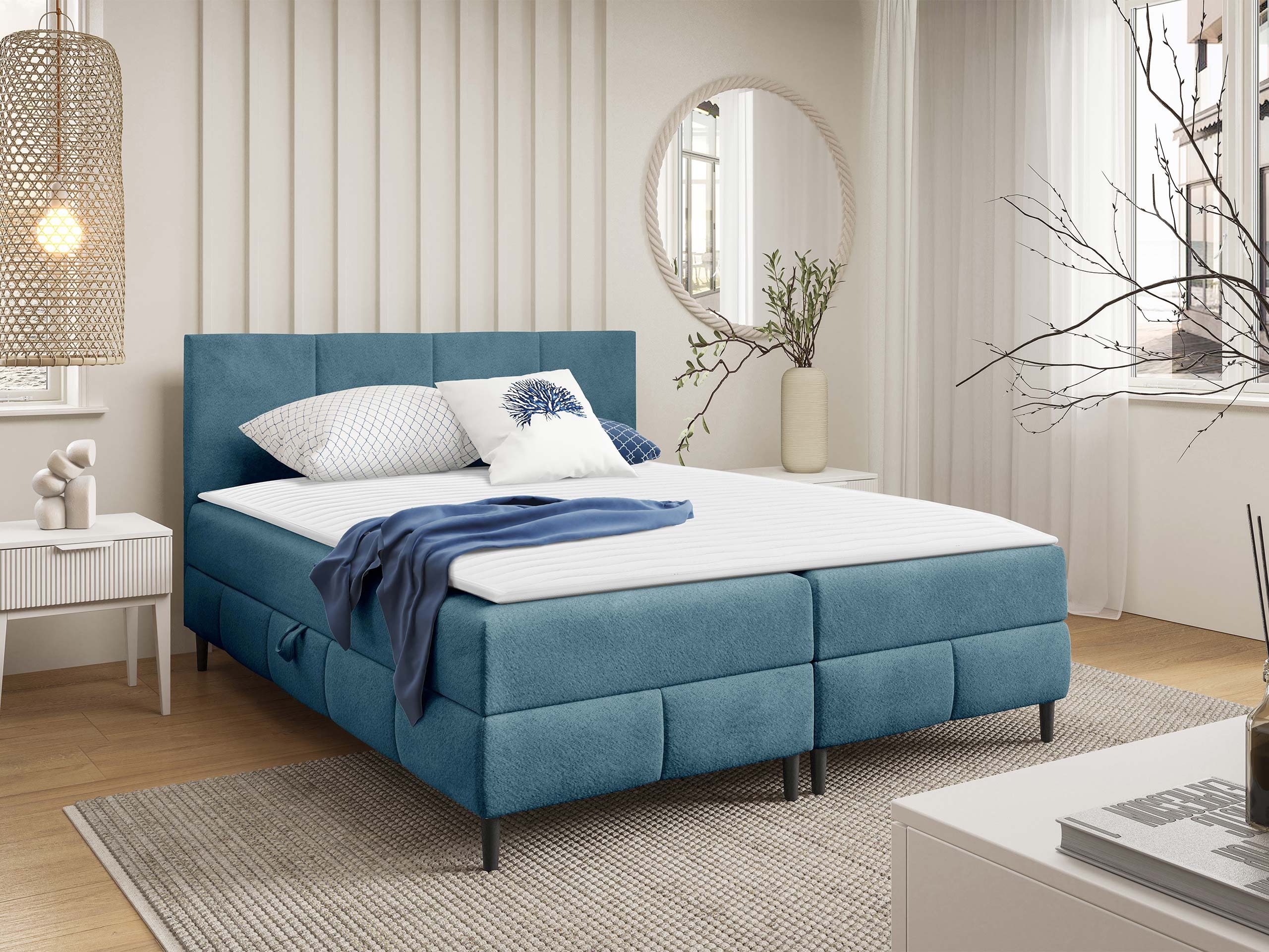 Boxspringbett Rivus I (Coral 10)