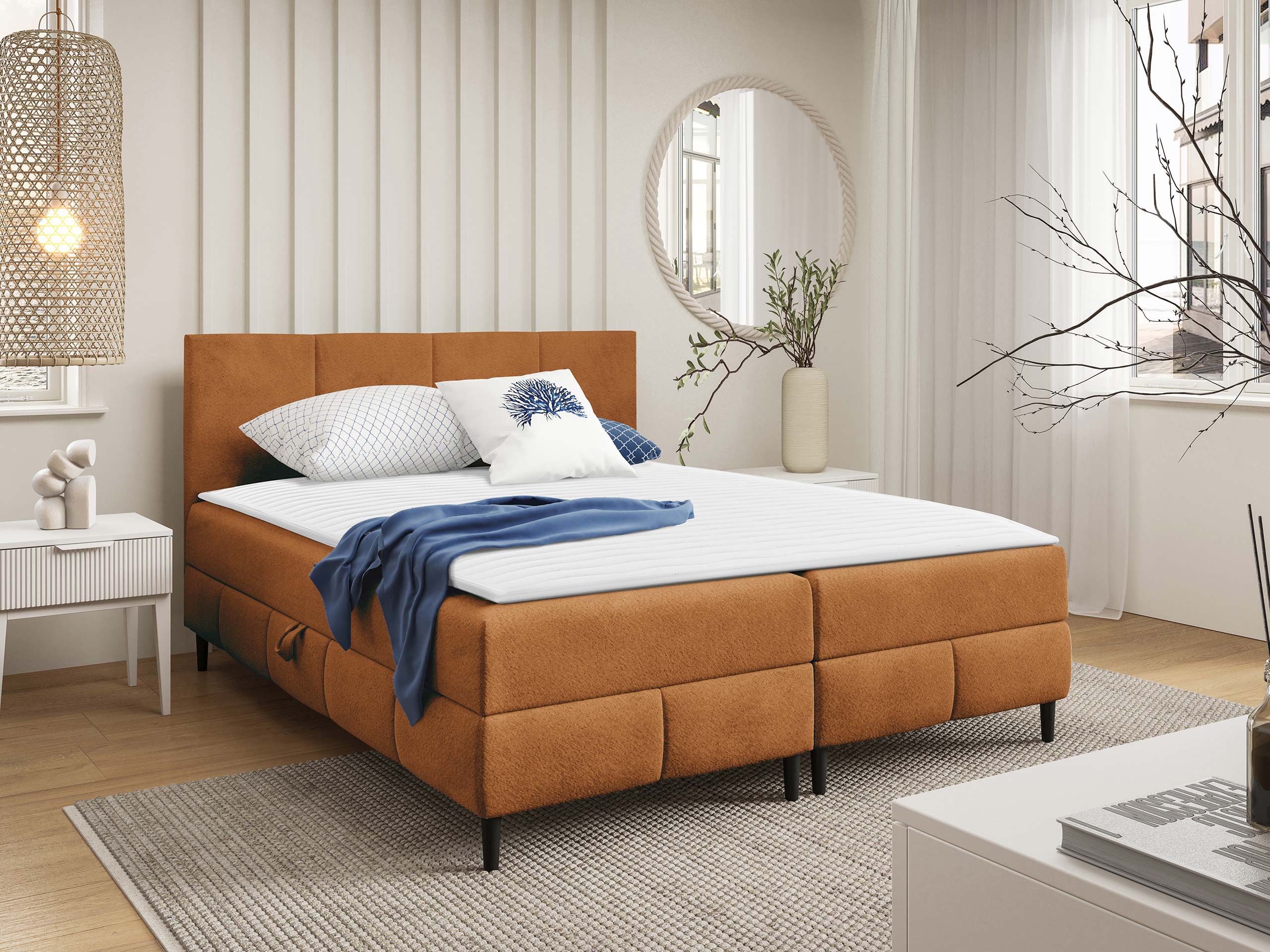 Boxspringbett Rivus I (Coral 35)
