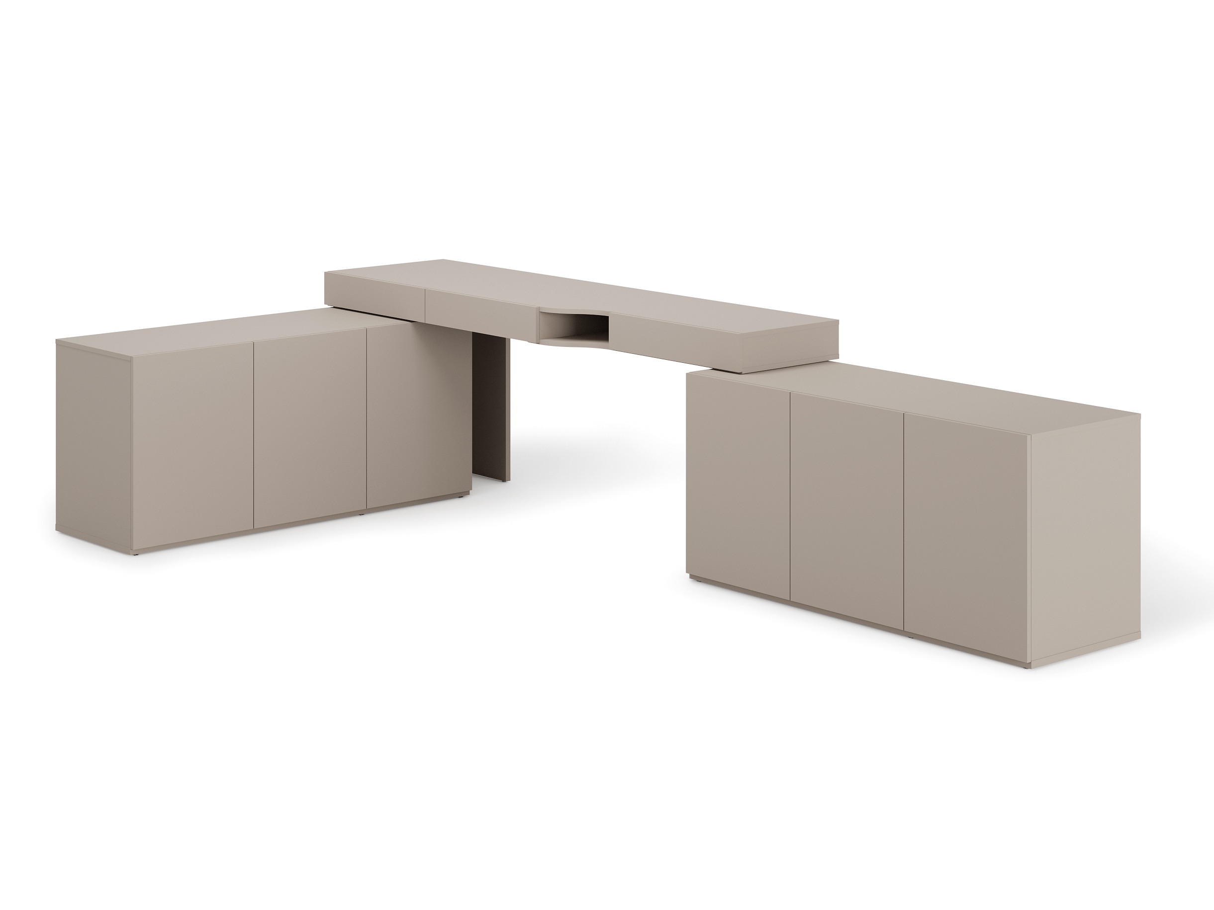 Eckschreibtisch Evareve 115 (Links)