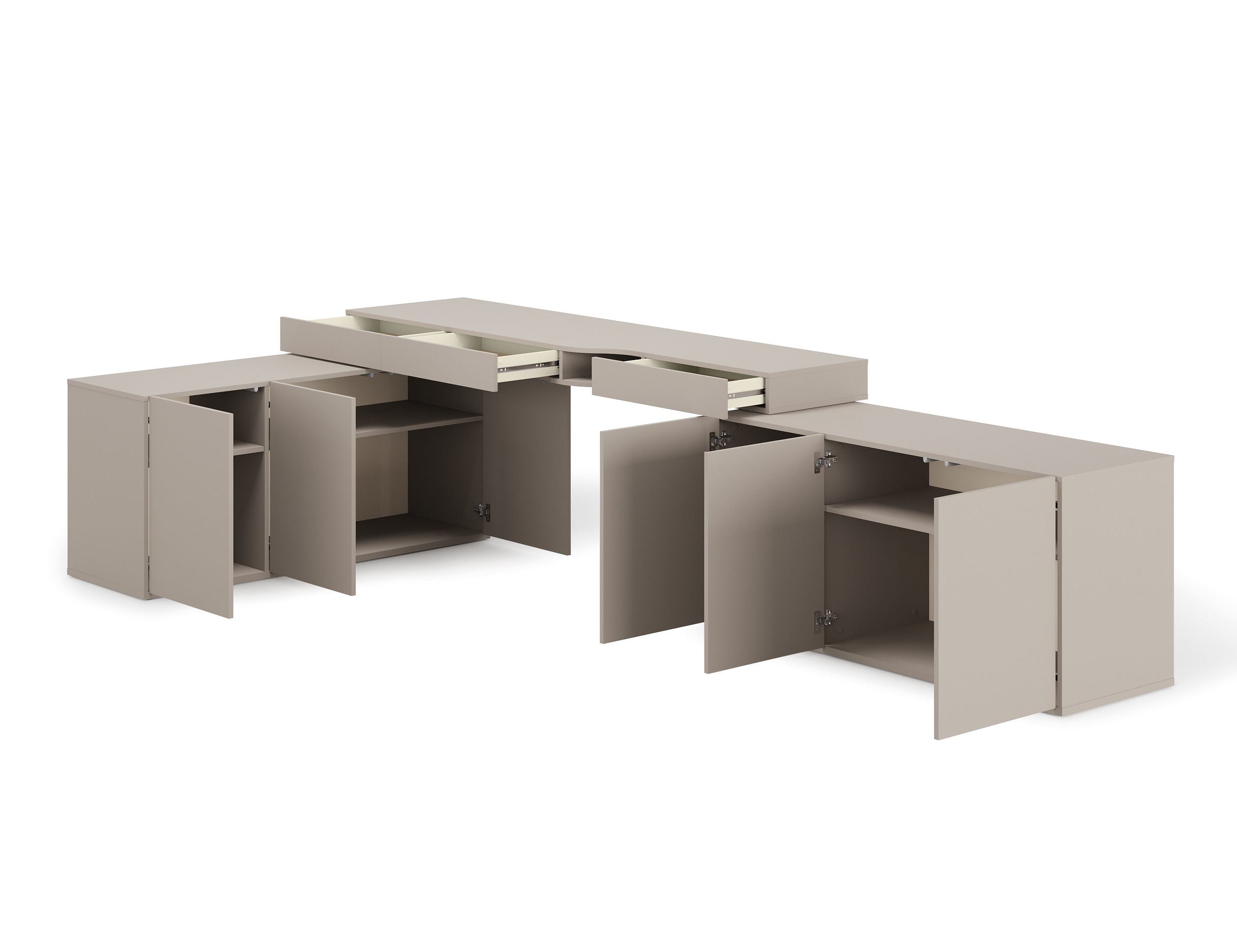 Eckschreibtisch Evareve 115 (Links)