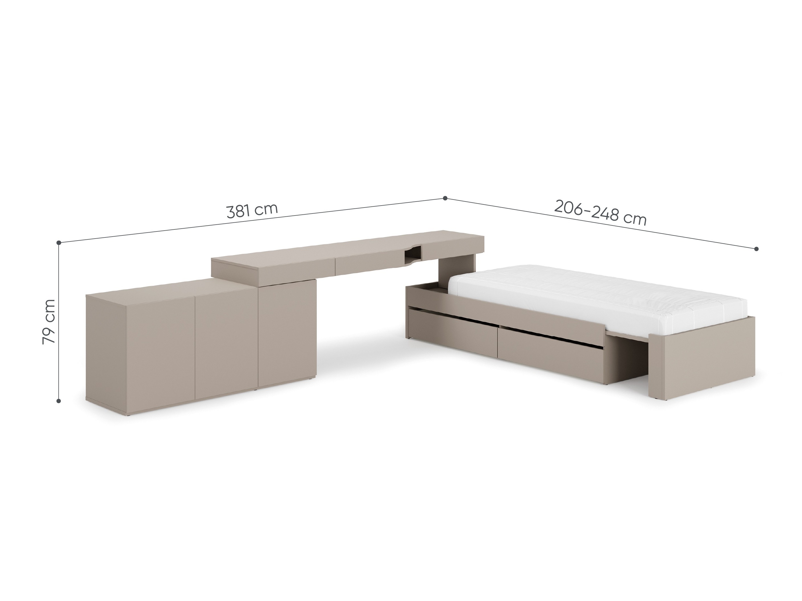 Möbel-Set Evareve 113 (Links)