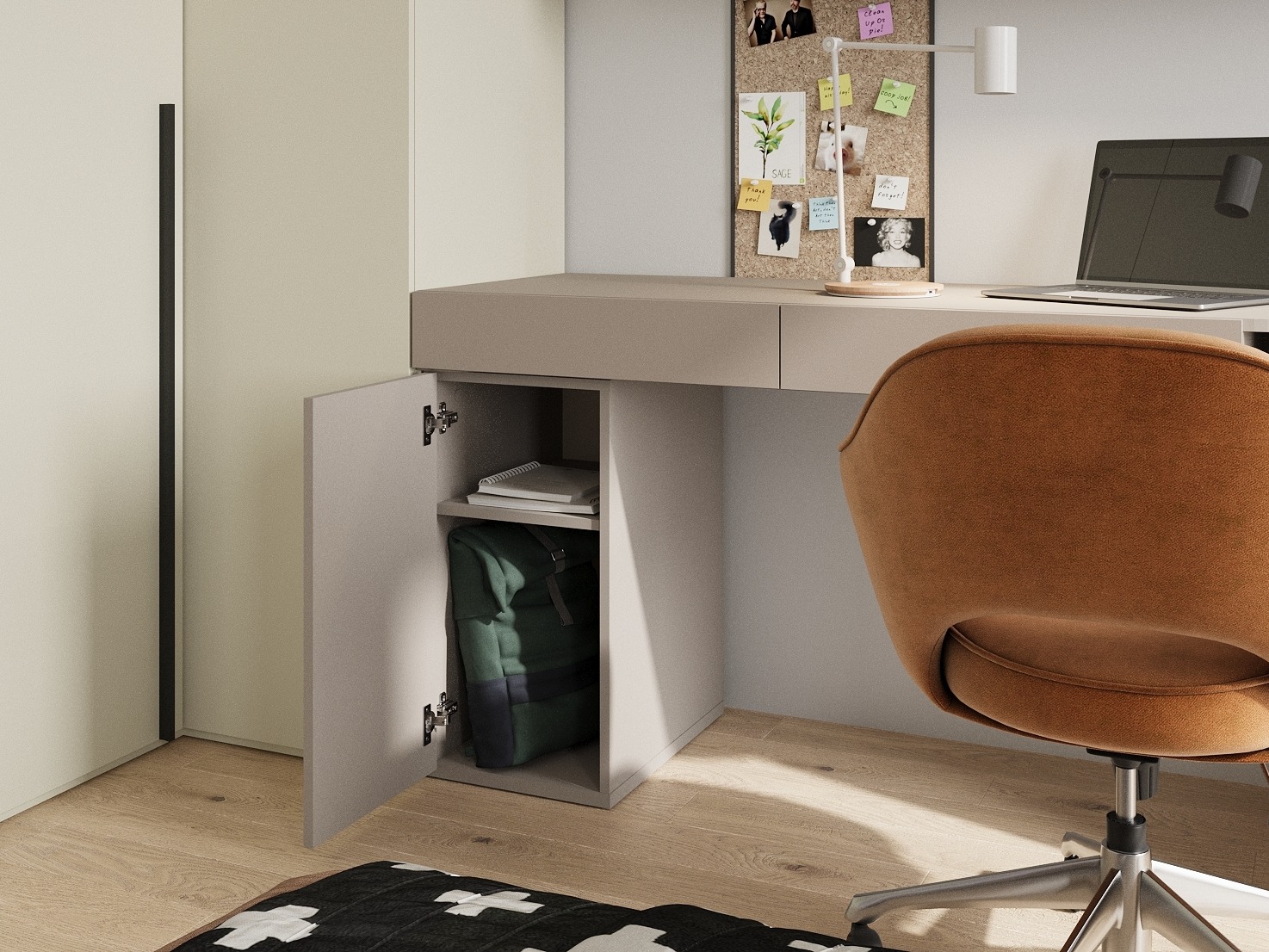 Bürotisch Evareve 110 (Links)