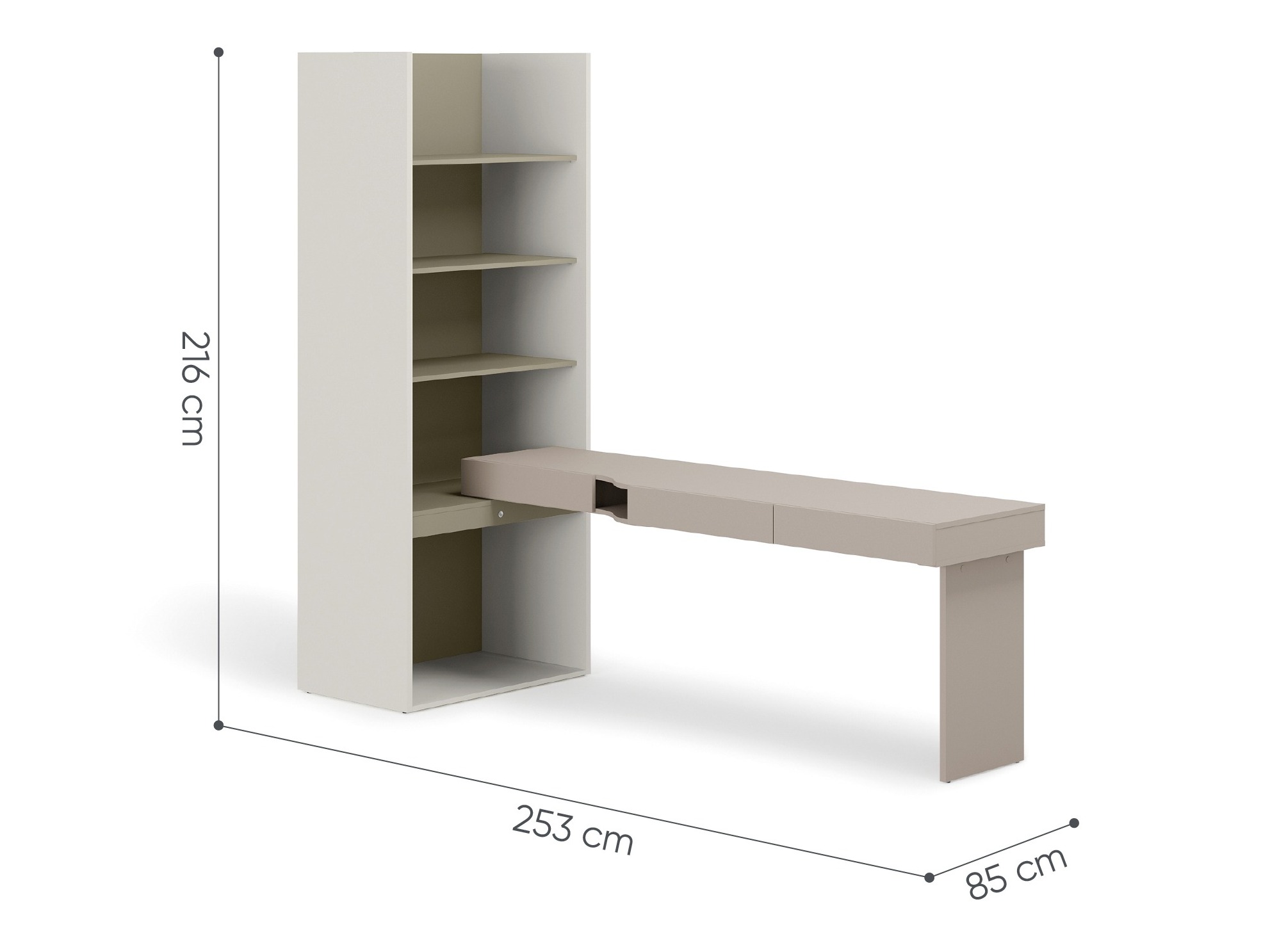 Heimbüro-Set Evareve 120 (Rechts)