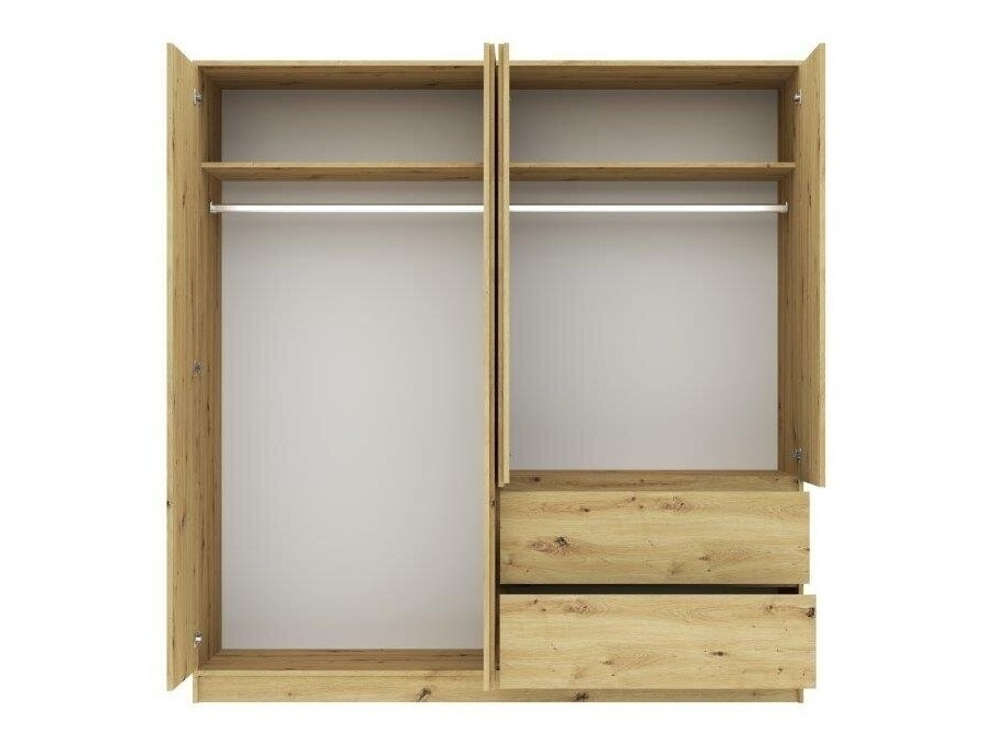 Kleiderschrank Mervese 104 (Weiß)