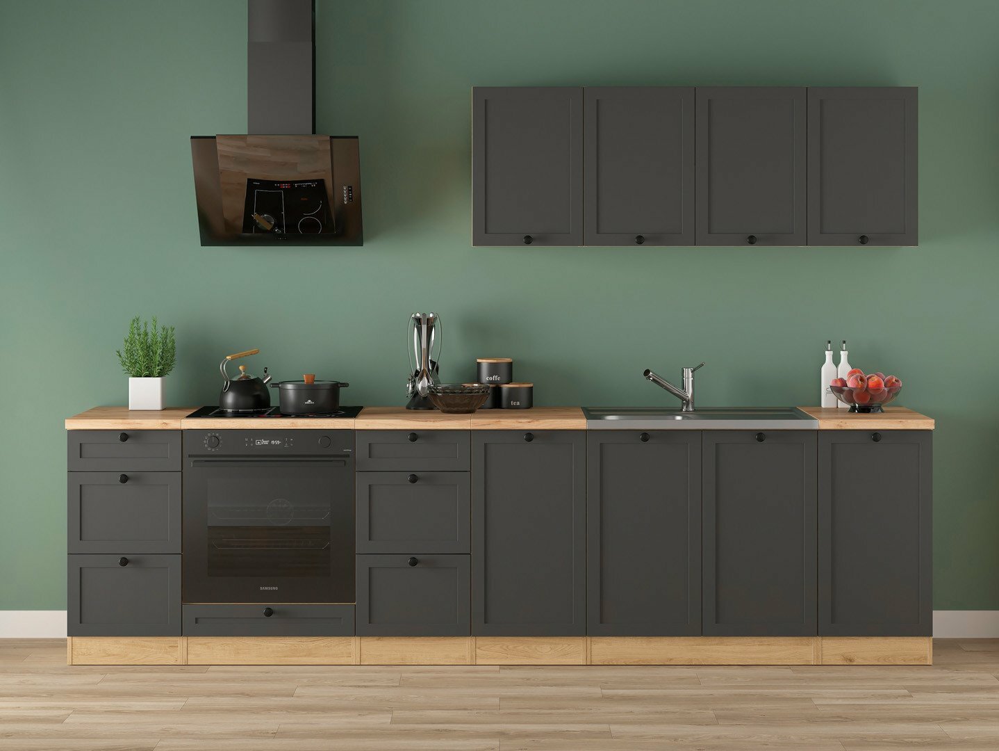 Modulares Küchenset Classic Grey Oak 119