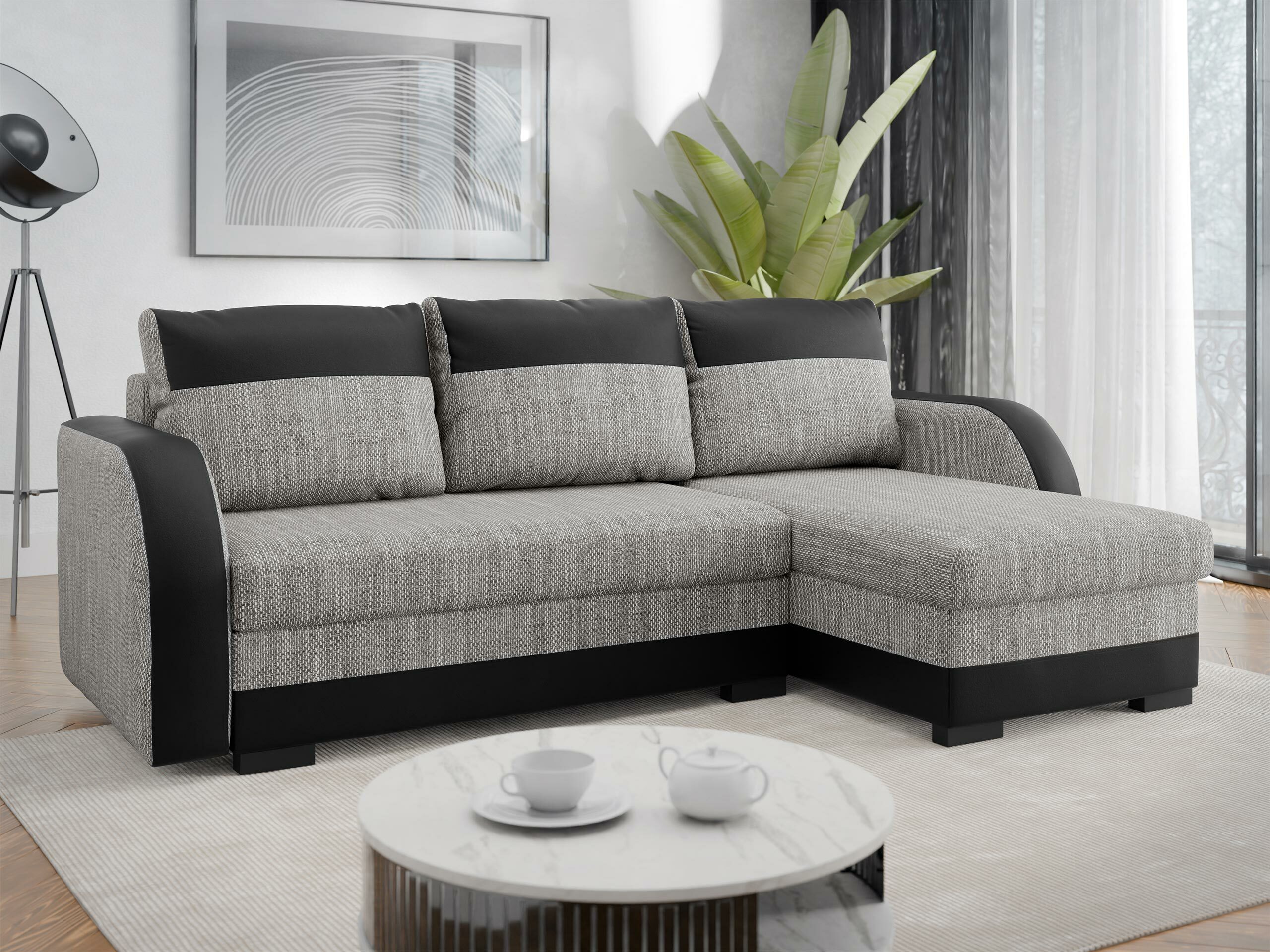 Ecksofa Gratia (Soft 011 + Lawa 05)