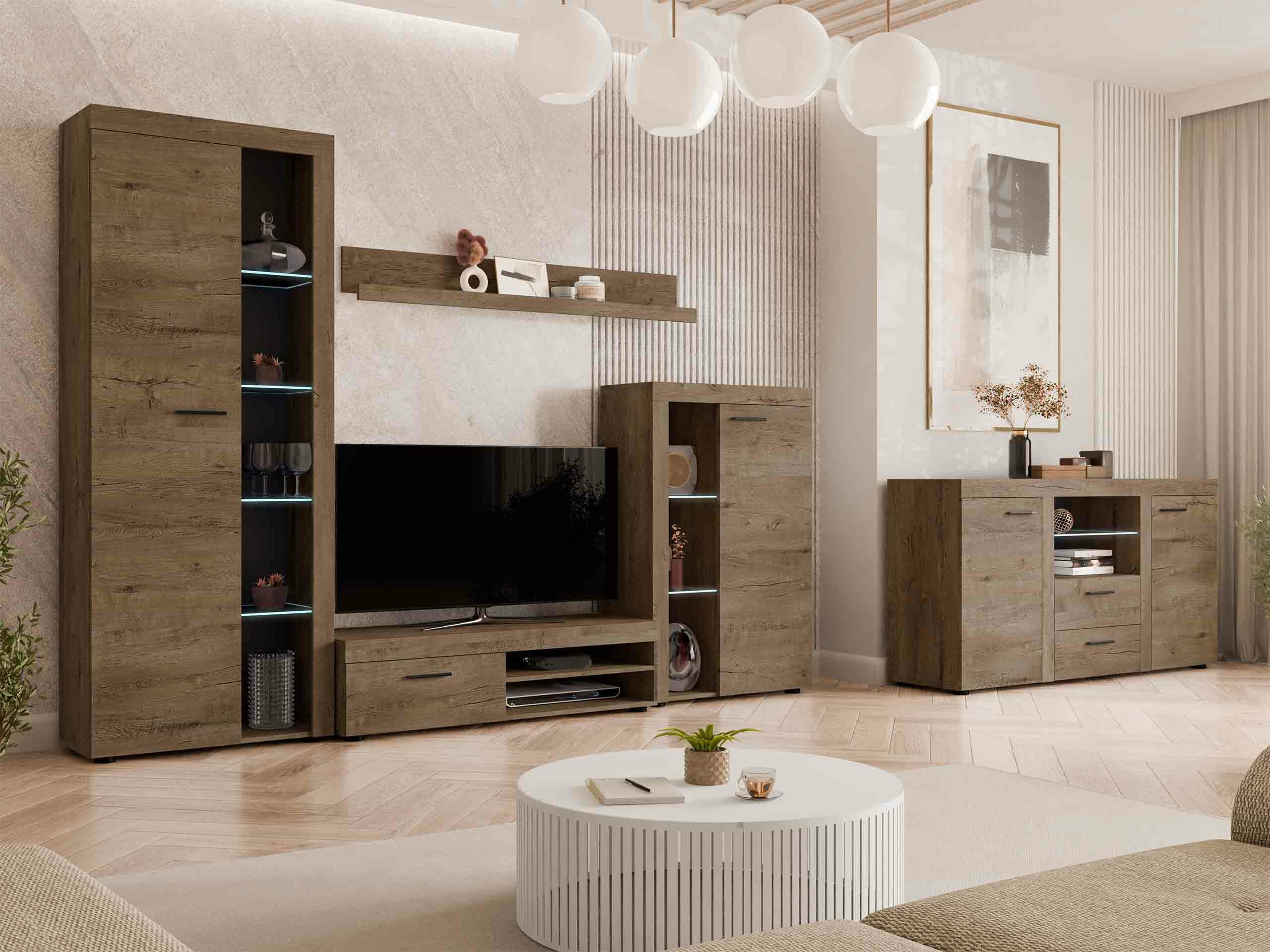 Wohnzimmer-Sets Tucson 106 (Lefkas-Eiche)