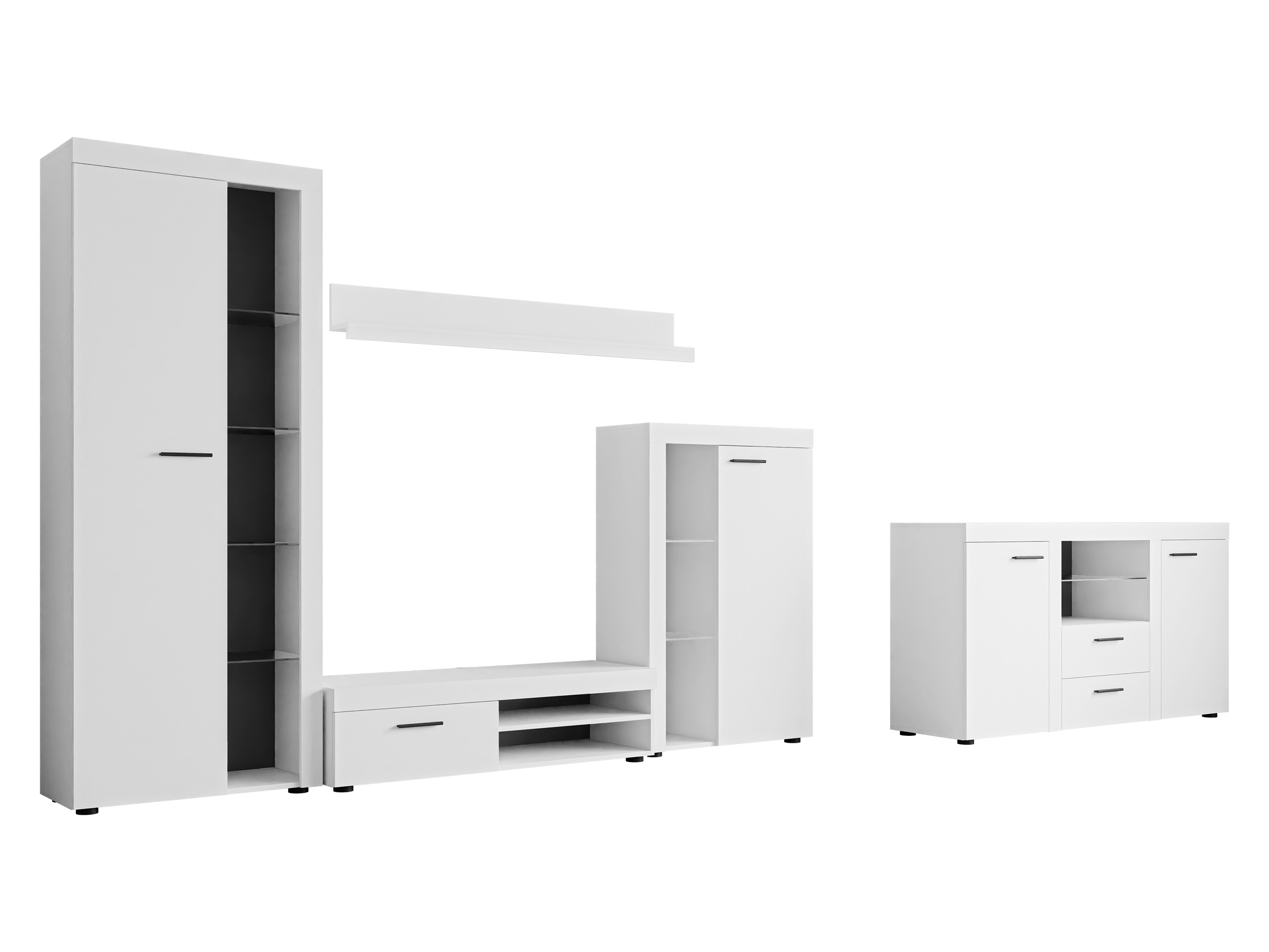 Wohnzimmer-Sets Univio I (Weiß)