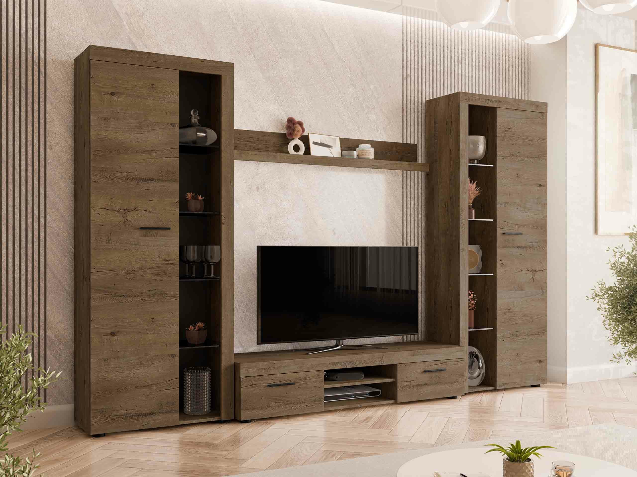 Wohnzimmer-Sets Univio II (Lefkas-Eiche)