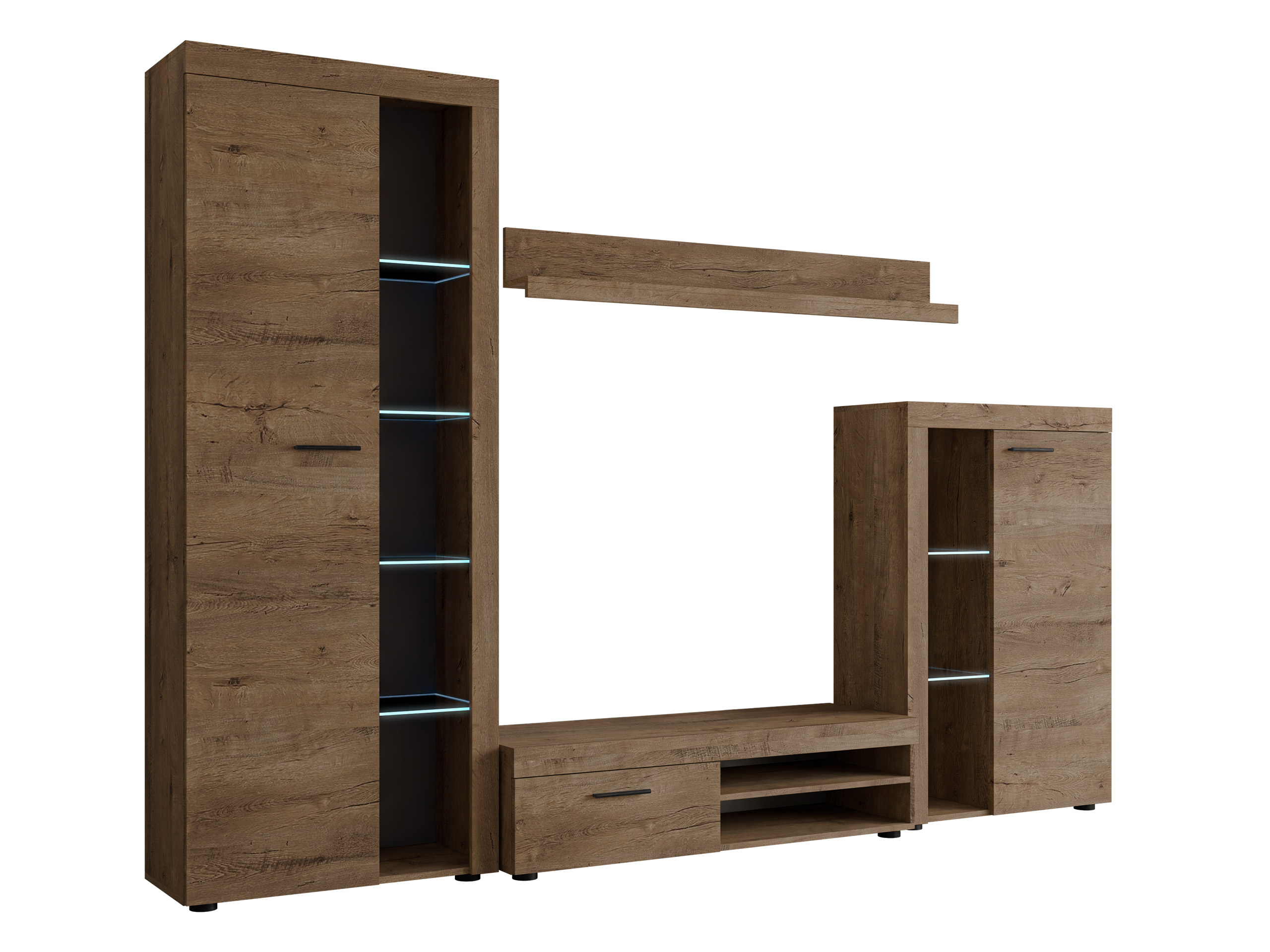 Wohnzimmer-Sets Univio (Lefkas-Eiche)