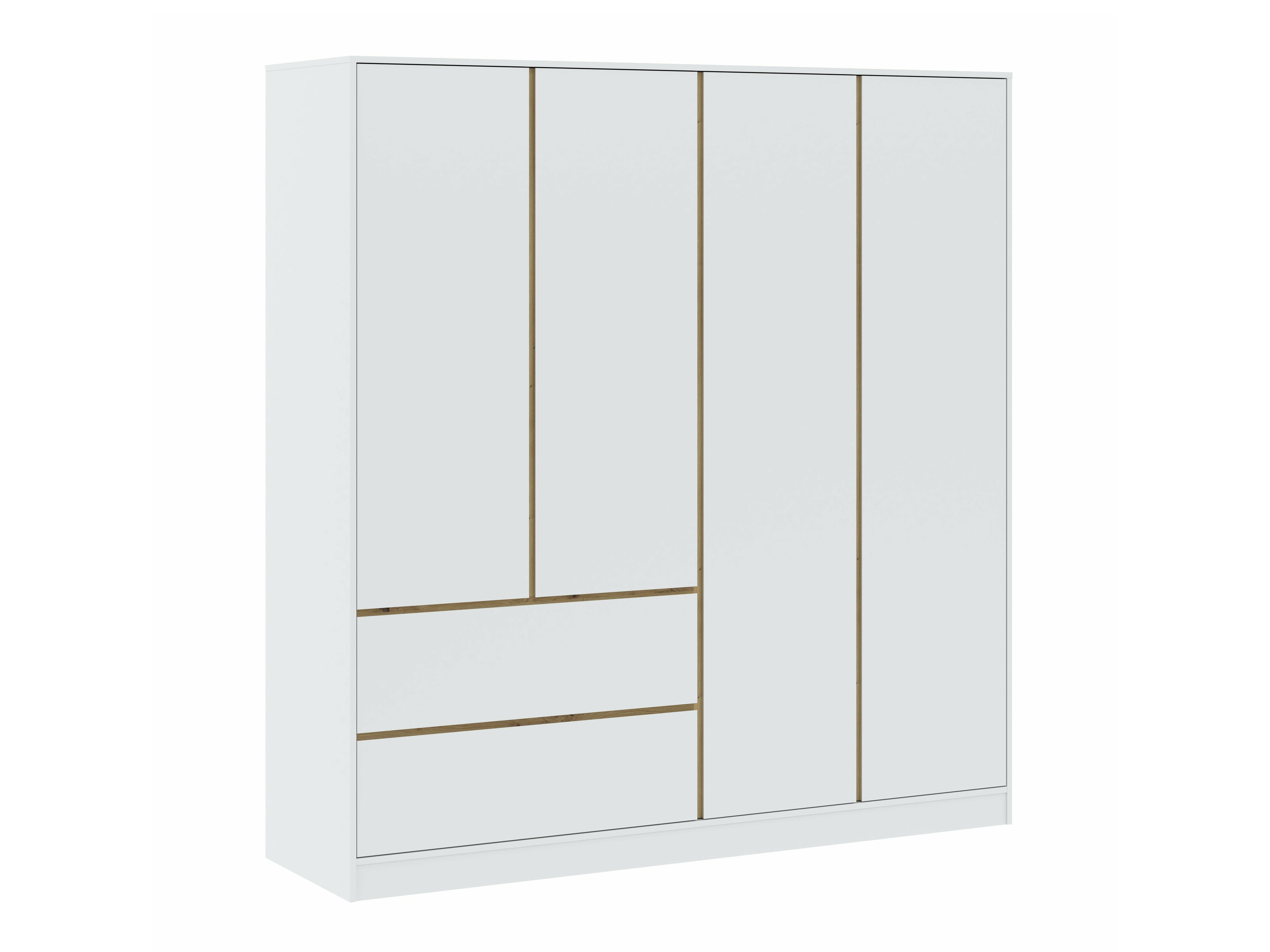 Kleiderschrank Mervese 104 (Weiß)