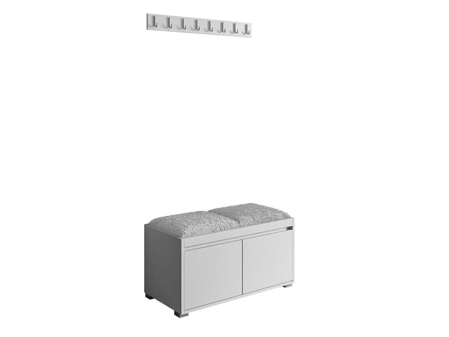 Flurgarnitur Comfivo Pinus I (Weiß + Abriamo 06)