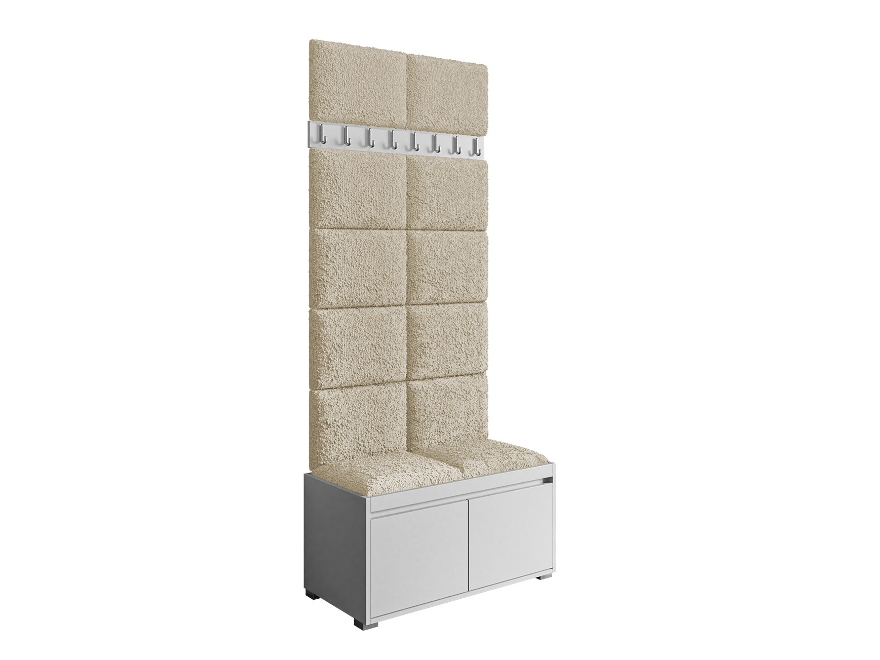 Flurgarnitur Comfivo Pinus IV (Weiß + Abriamo 03)