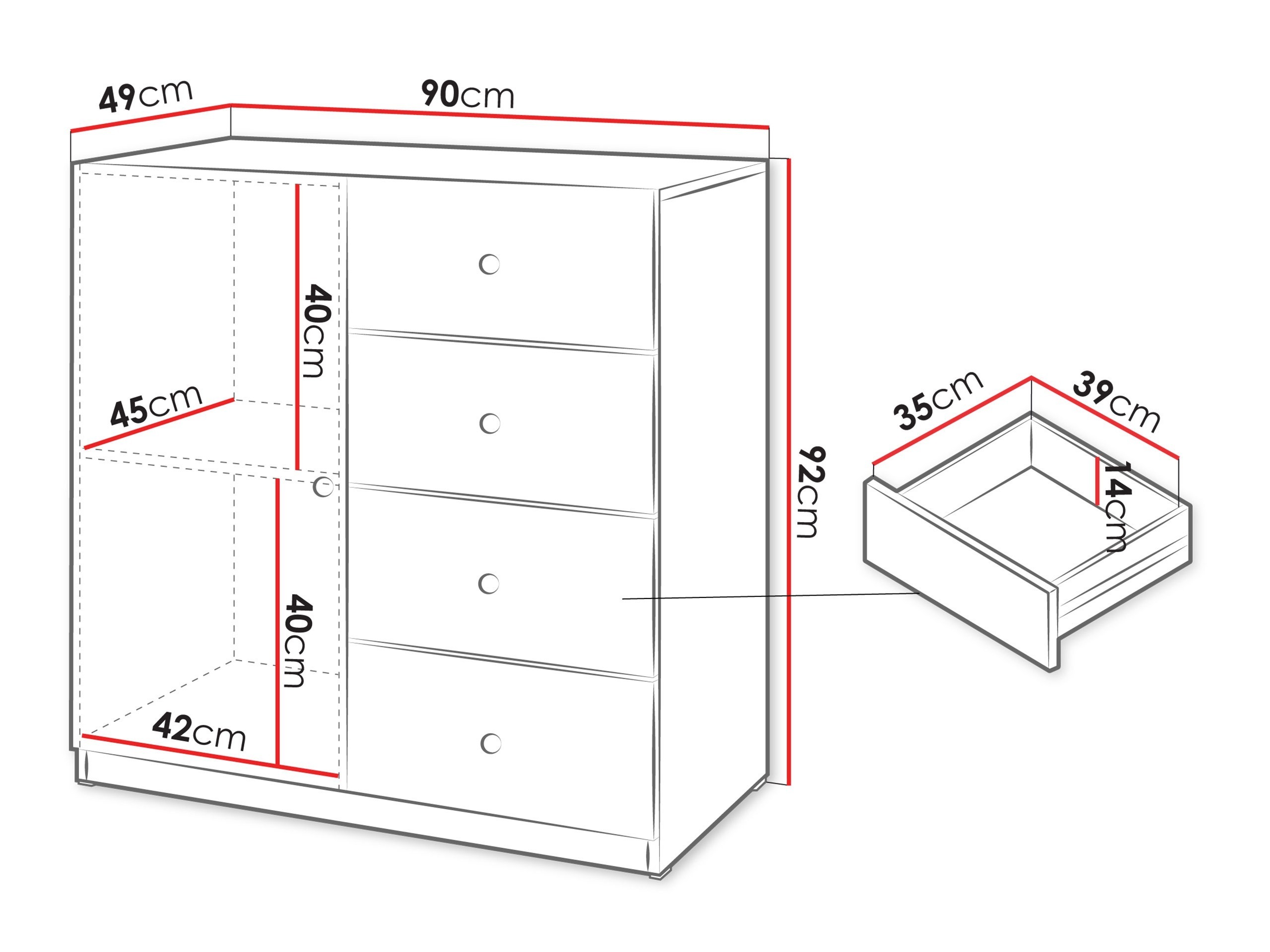 Kommoden Comfivo Lenitas