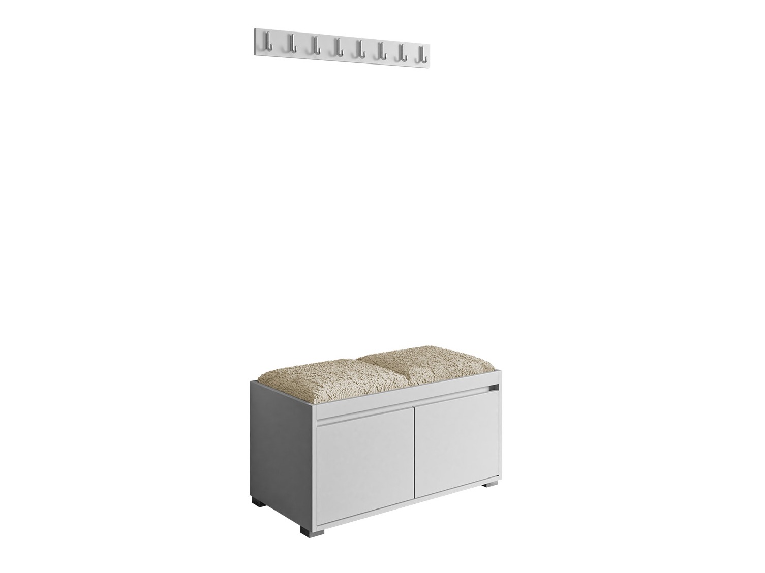 Flurgarnitur Comfivo Pinus I (Weiß + Abriamo 03)