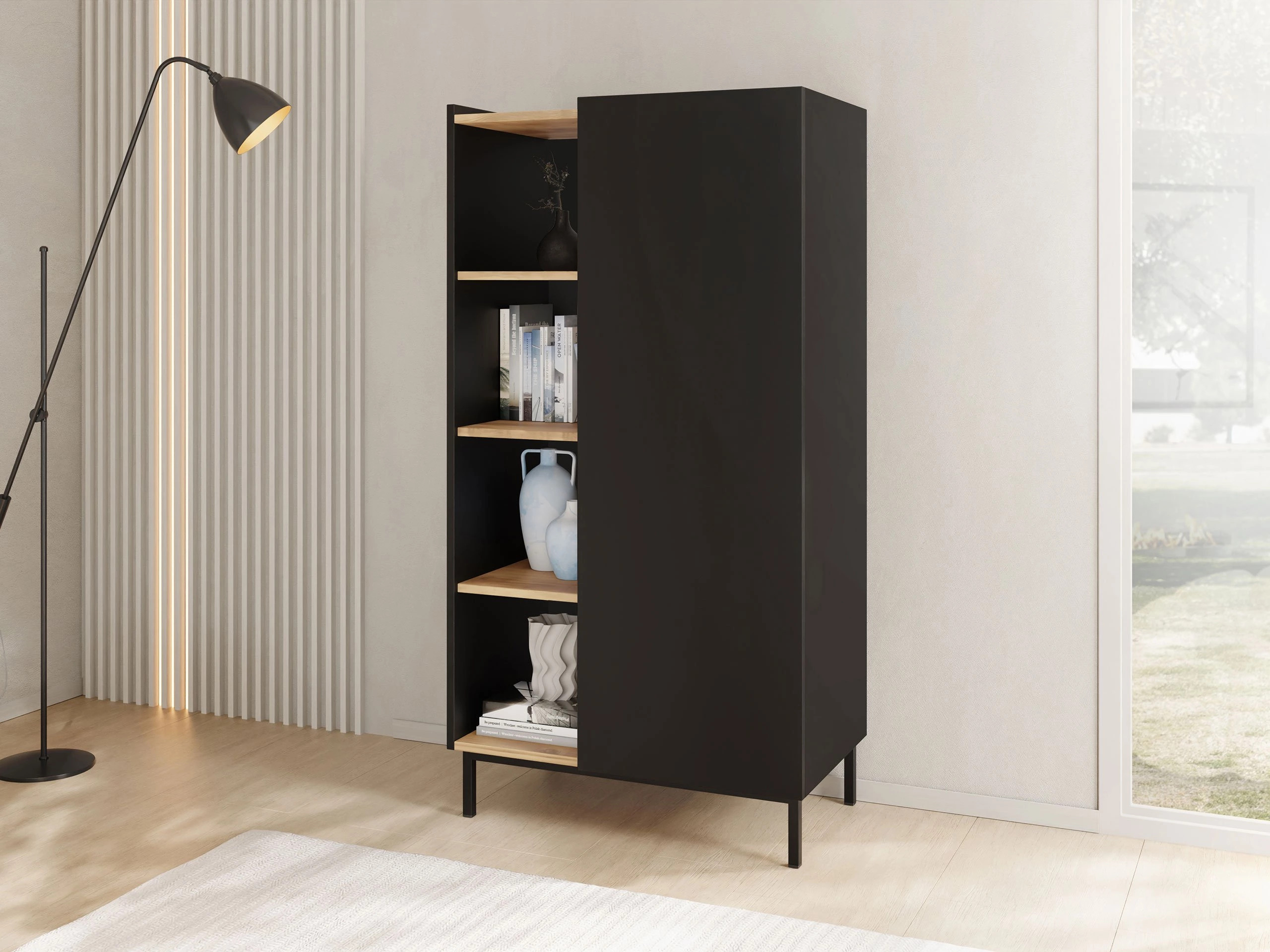 Regal Veldome 101 (Schwarz + Hellbraun)