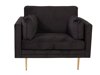 Sessel Dallas 100 (Schwarz + Braun)