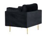 Sessel Dallas 100 (Schwarz + Braun)