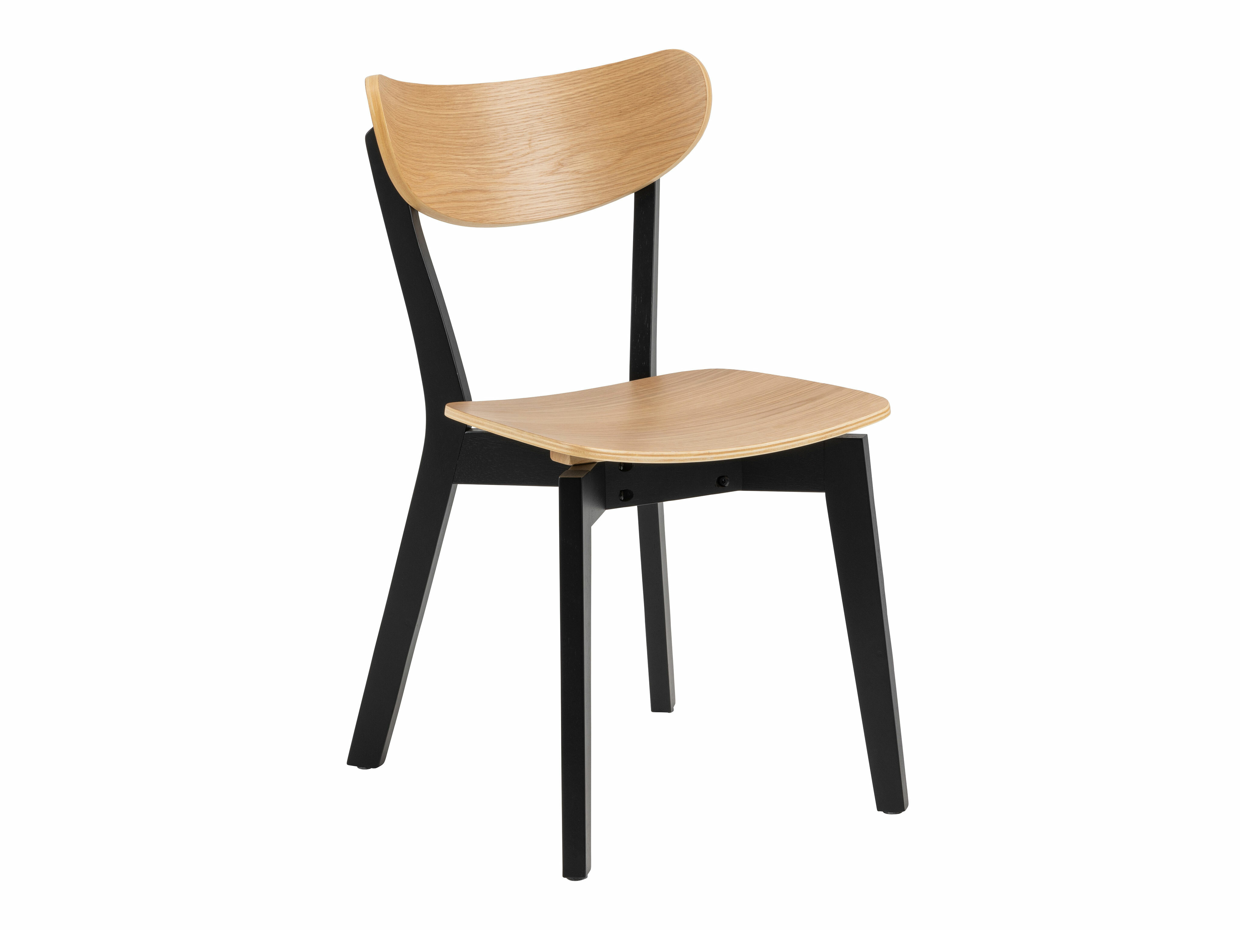 Stuhl Norsica 319 (Eichenholzoptik + Schwarz)