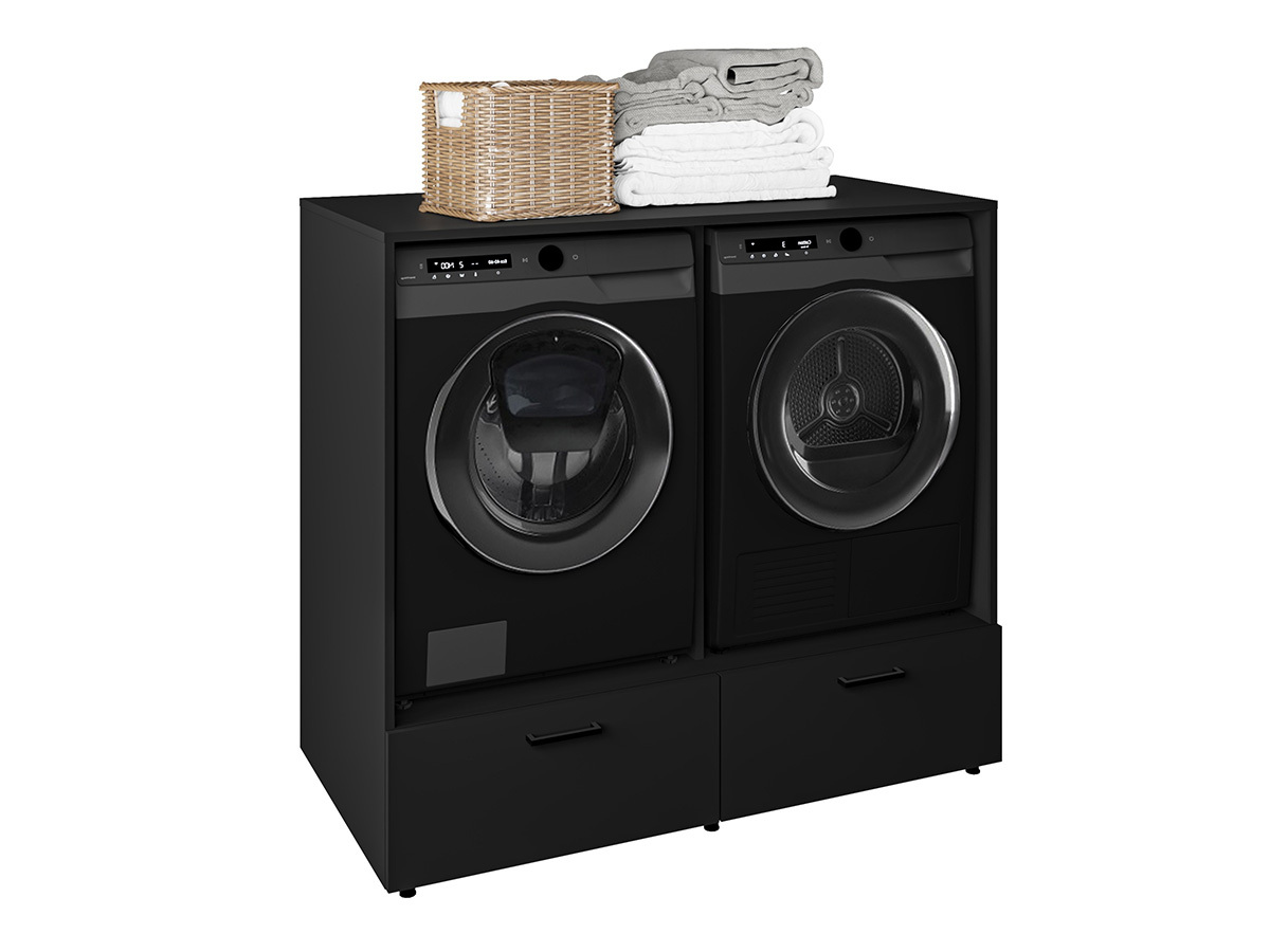 Badezimmer-Regal Austin 368 (Schwarz)