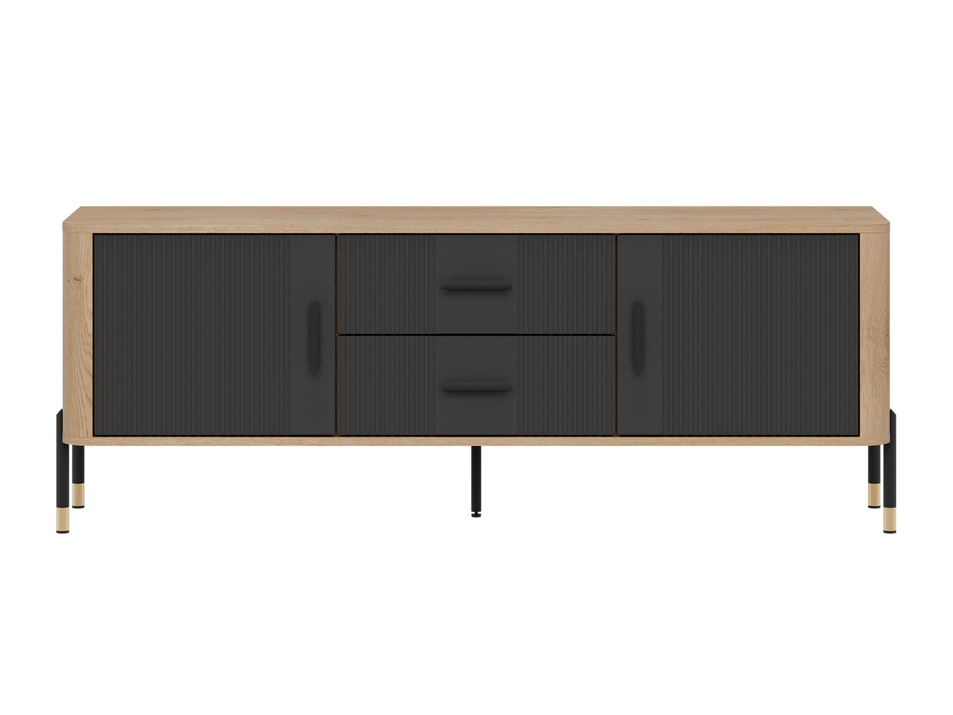 TV-Möbel Flosora 103 (Anthrazit)