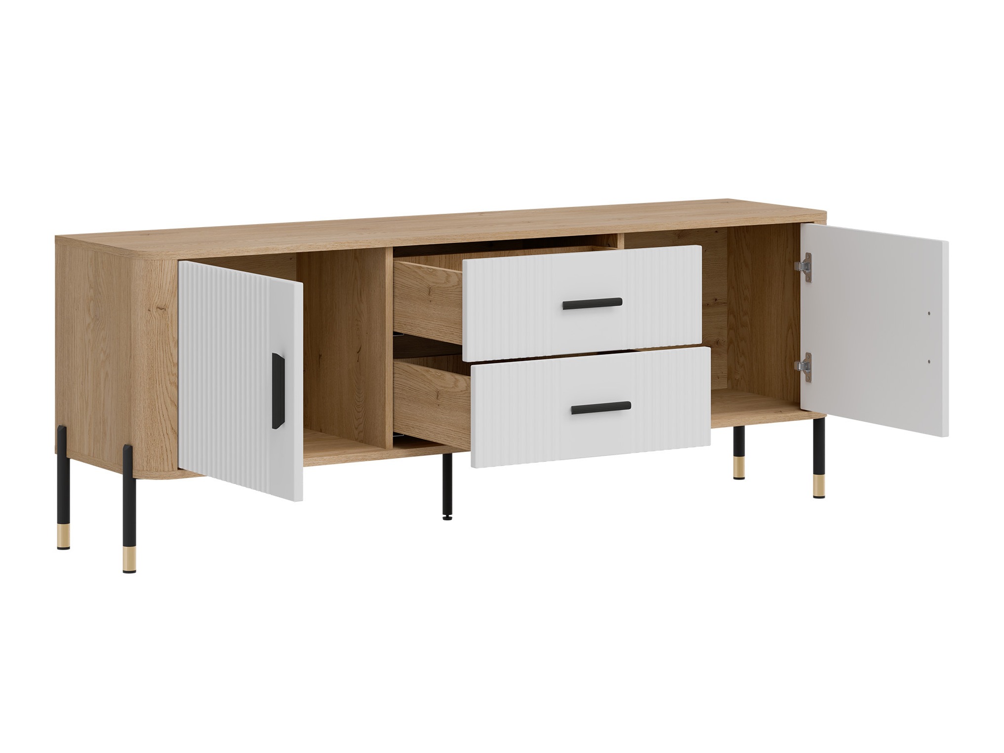 TV-Möbel Flosora 103 (Weiß)