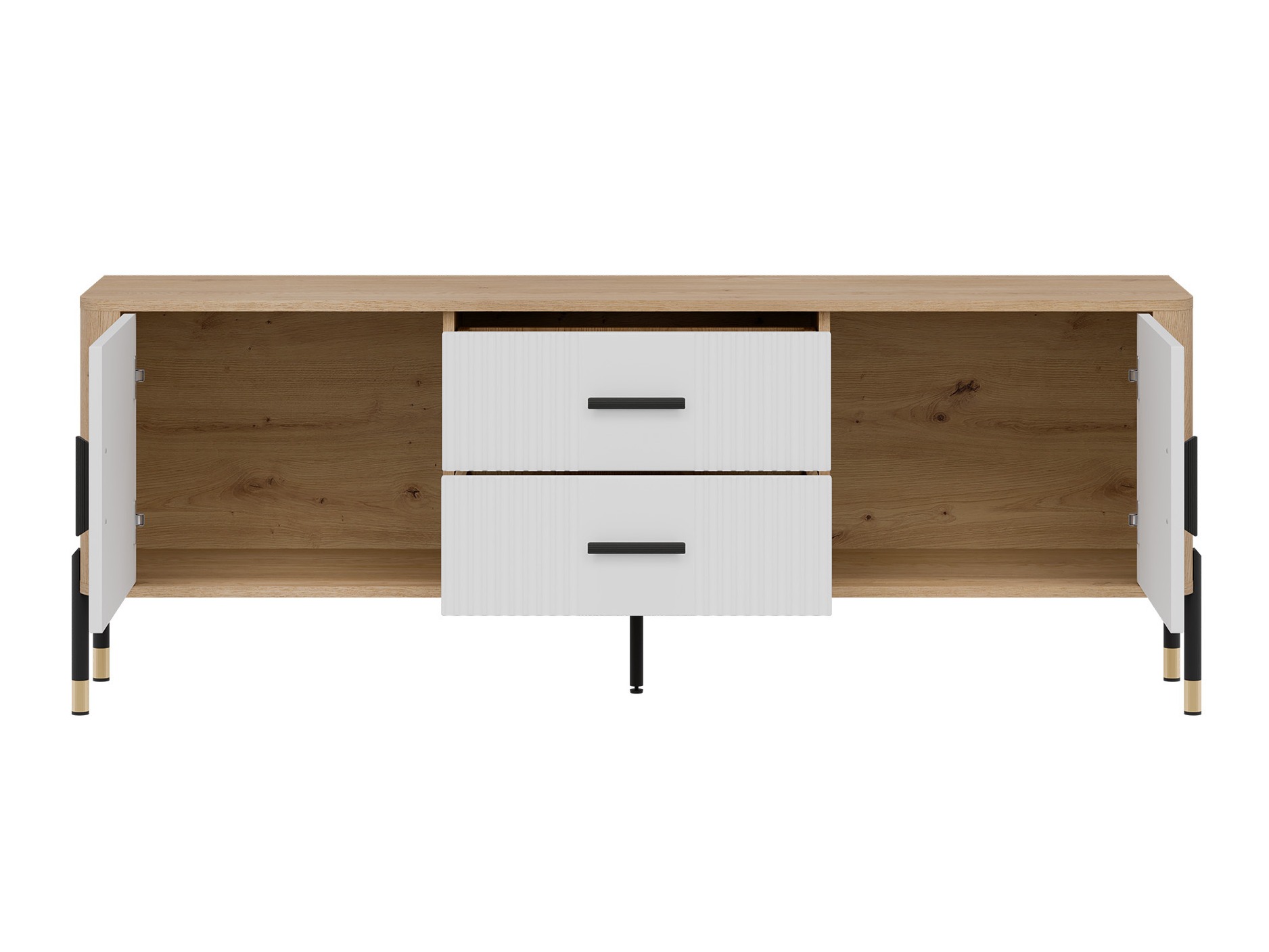 TV-Möbel Flosora 103 (Weiß)