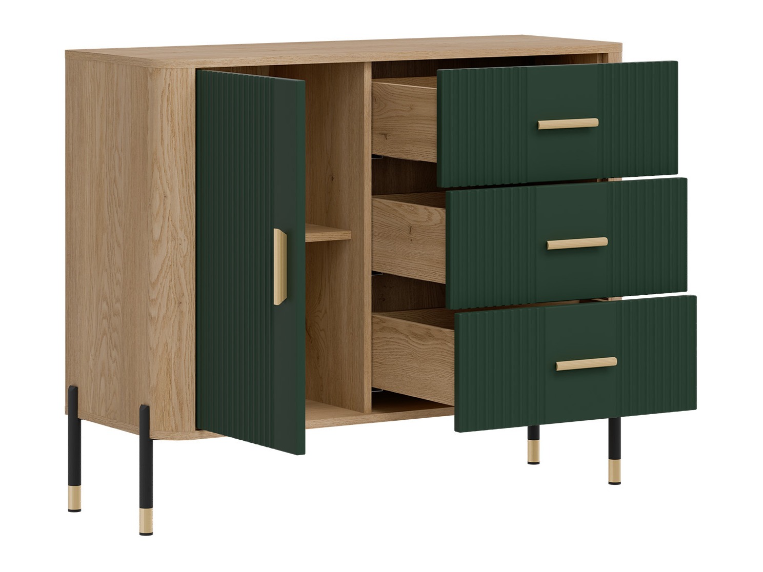 Kommoden Flosora 107 (Grün)