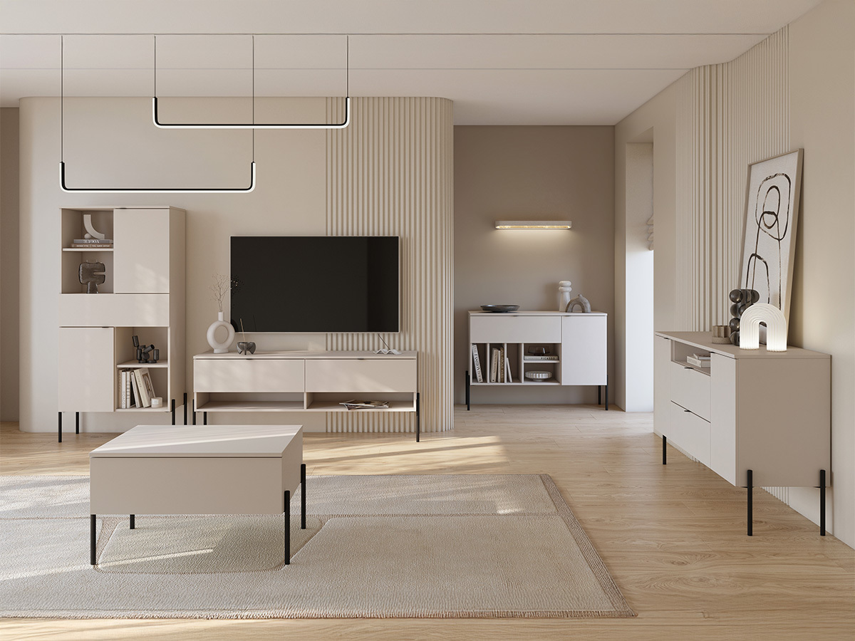 Wohnzimmer-Sets Levtenu 118 (Kaschmir)