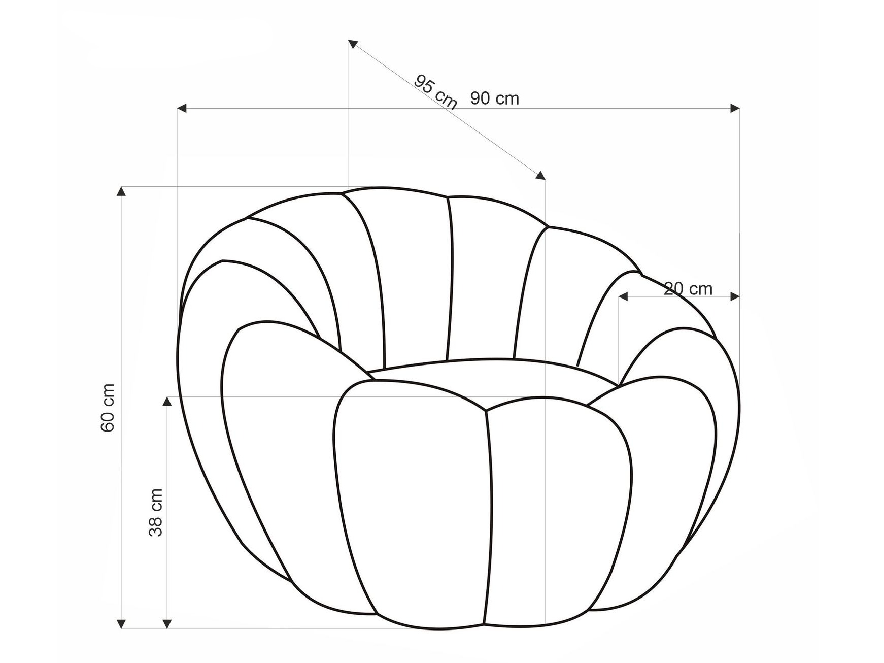 Sessel Houston 2018 (Gelb)