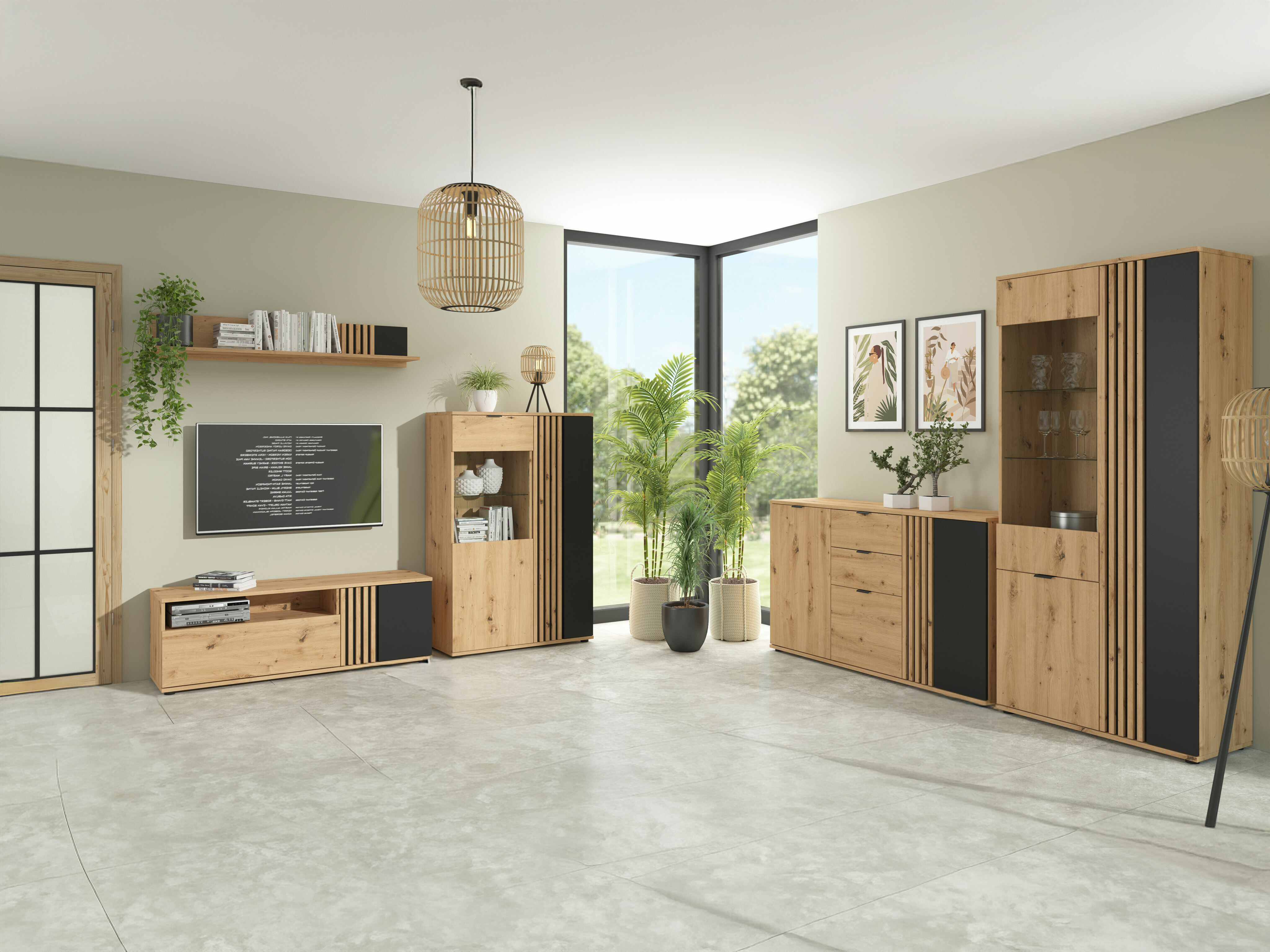 Wohnzimmer-Sets Orlnolu 111