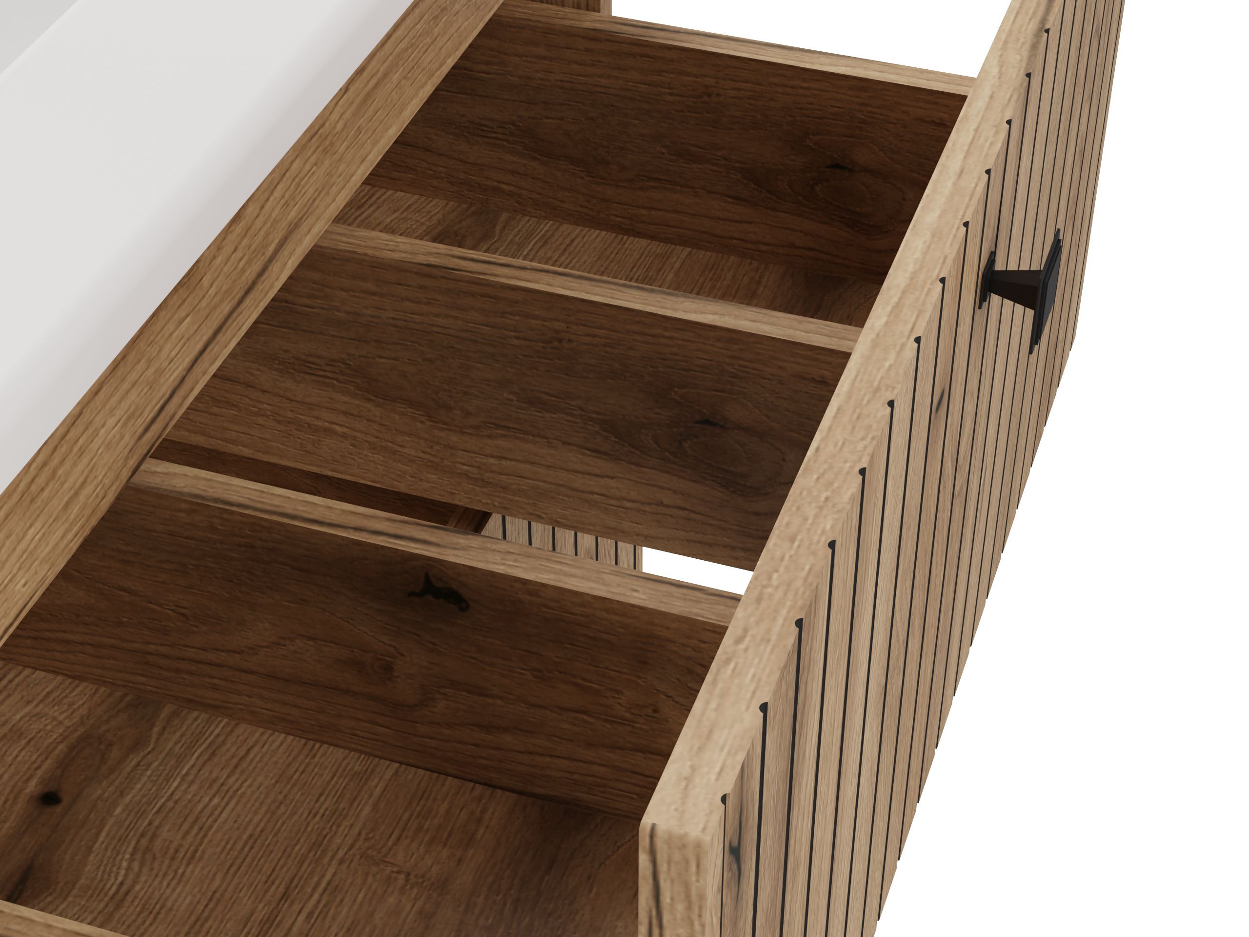 Hängeschrank für Waschbecken Mandeville 314 (Eichenholzoptik)