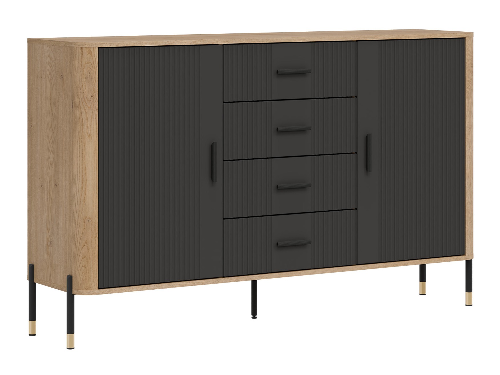 Kommoden Flosora 119 (Anthrazit)