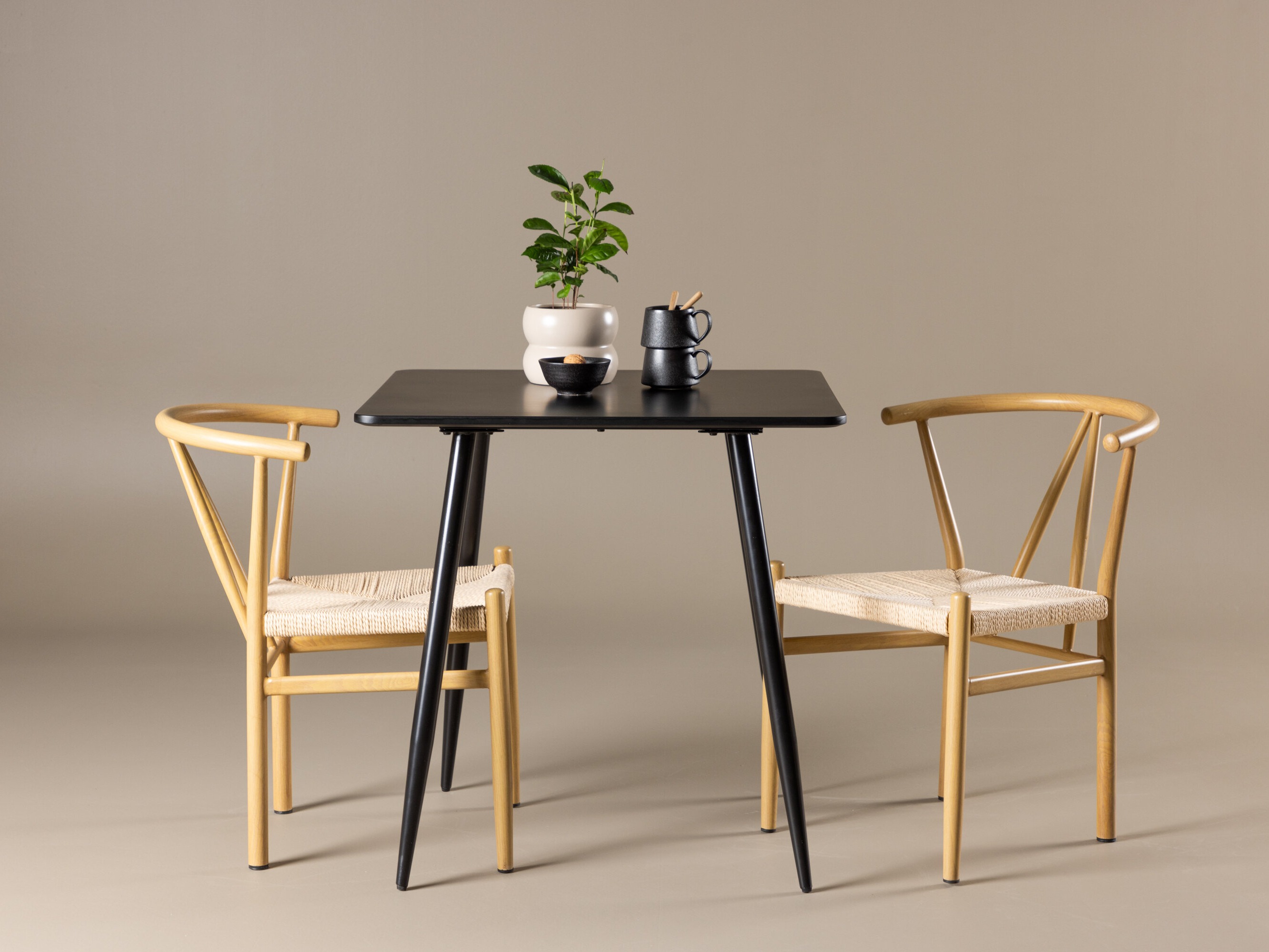 Essgruppe Dallas 4920 (Beige + Hellbraun)