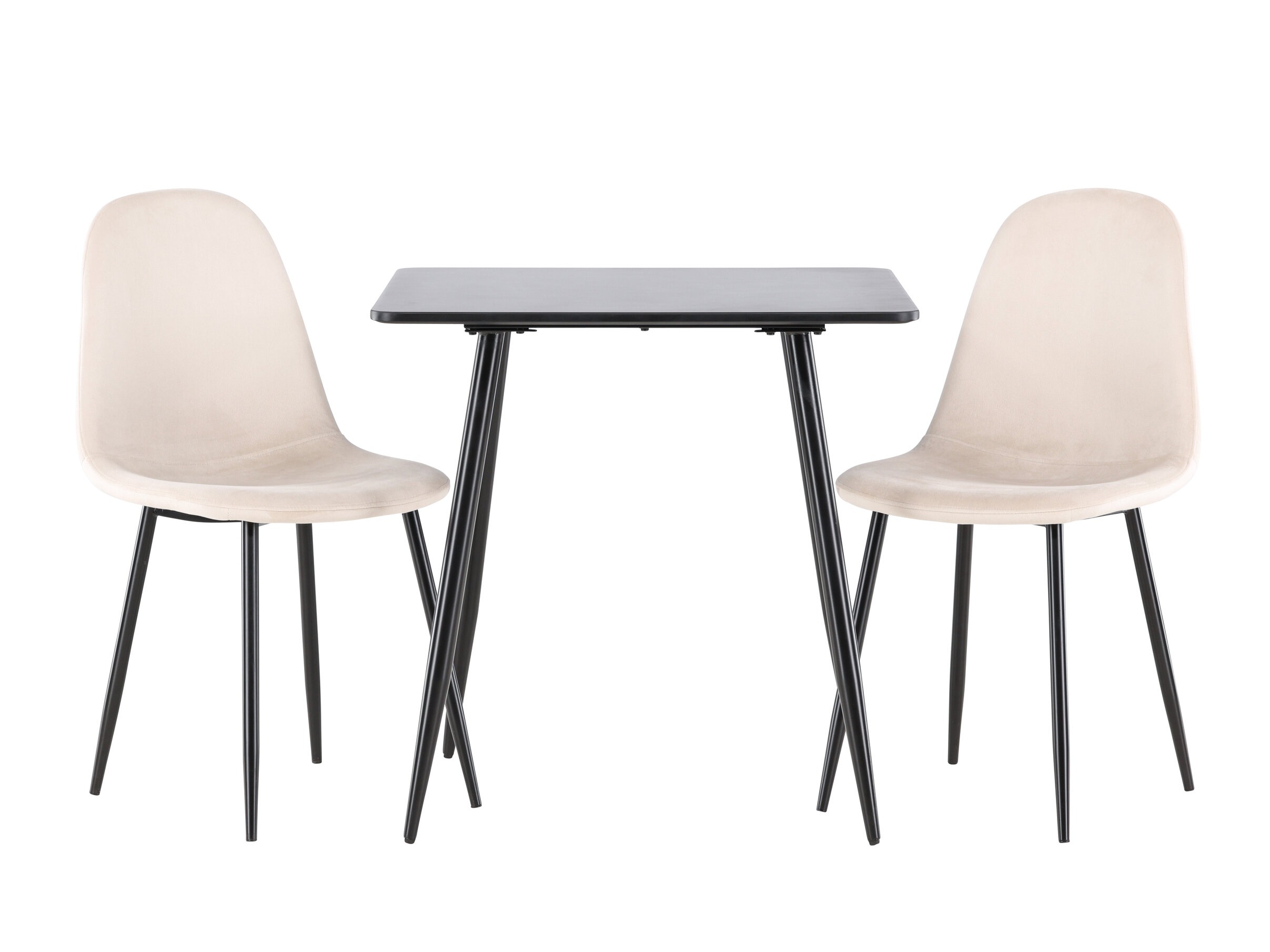 Essgruppe Dallas 4909 (Beige + Schwarz)