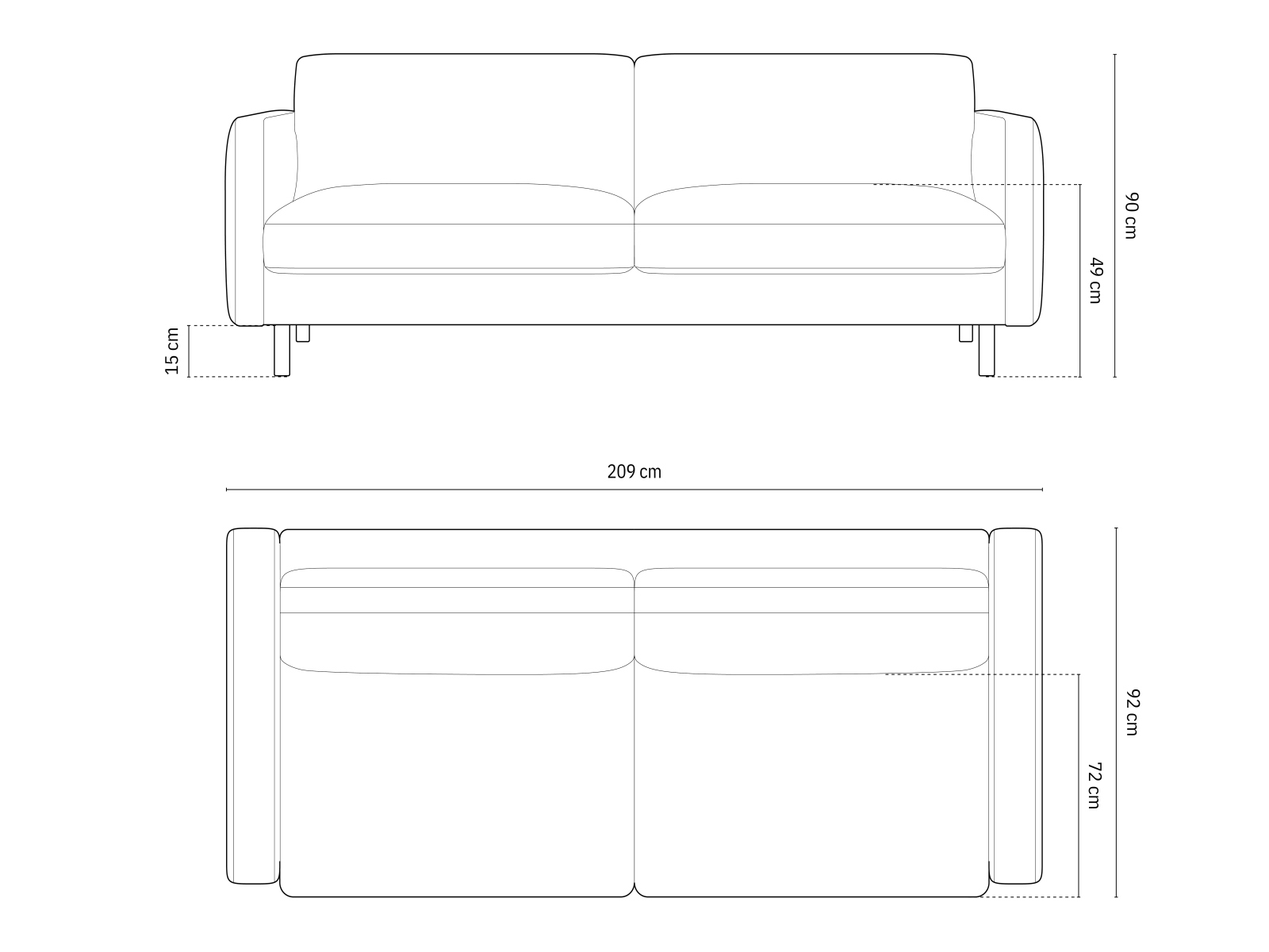 Sofa Delavie 102 (Puente 33)