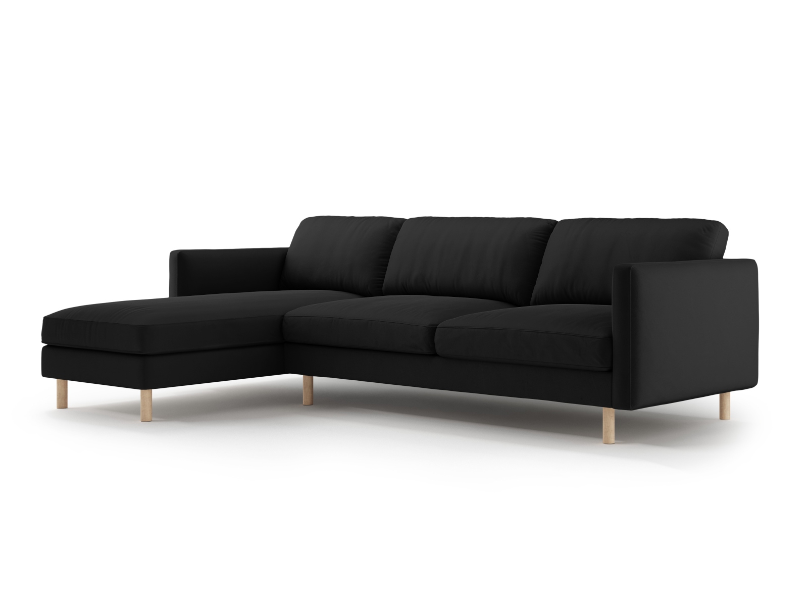 Ecksofa Delavie 105 (Paris Black)